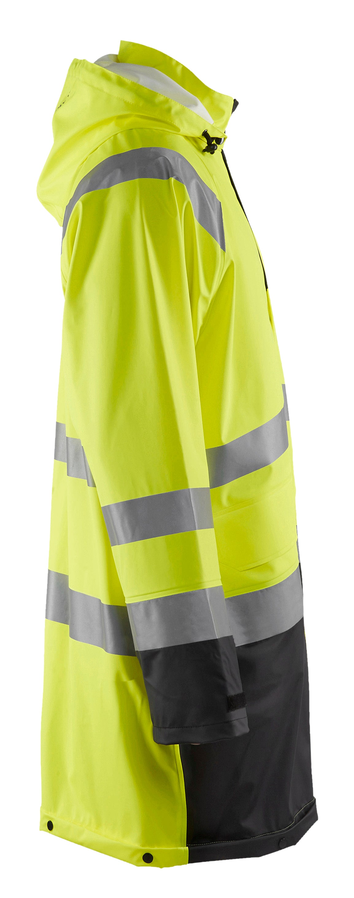 Blåkläder 4324 High Vis Regnjakke Level 1 produktfoto til broderi