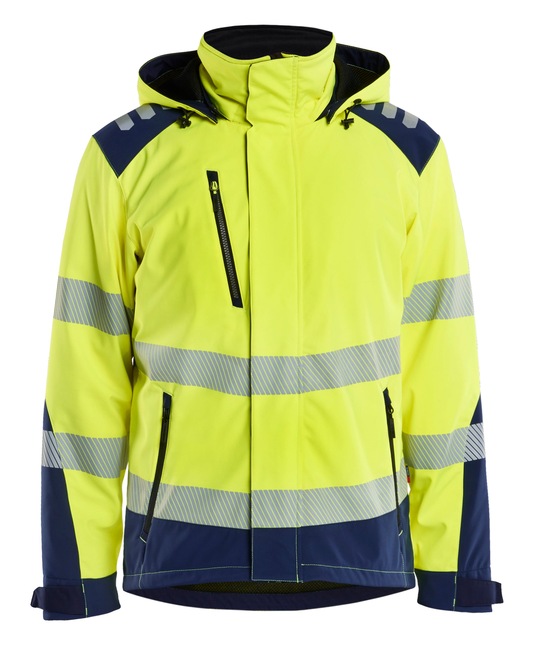 High Vis Letforet Vinter Softshelljakke