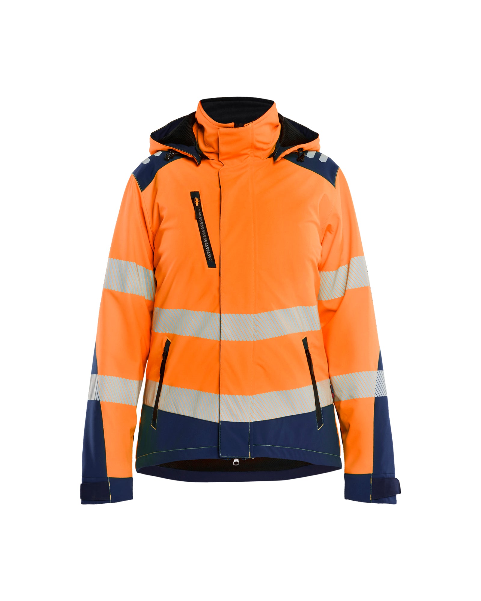 Blåkläder Dame High Vis Letforet Vinter Softshelljakke