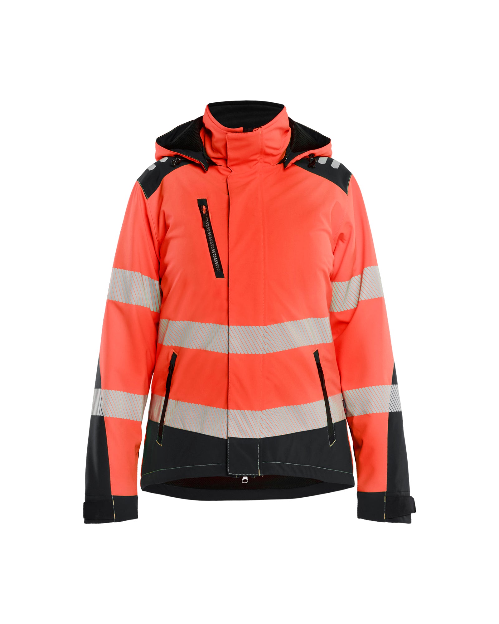 Blåkläder Dame High Vis Letforet Vinter Softshelljakke