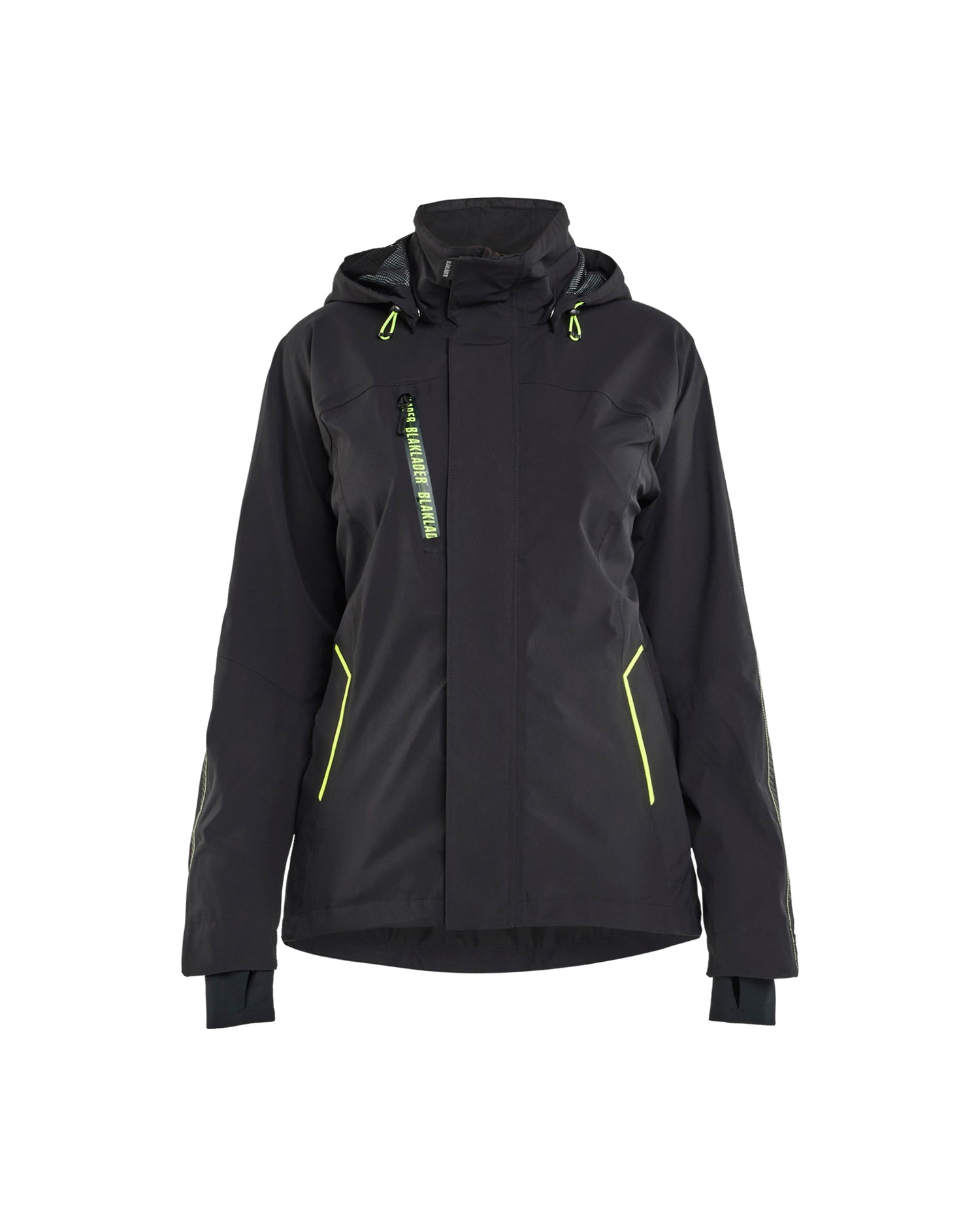 Blåkläder 4403 Dame Skaljakke 4-vejs Stretch, Sort/High Vis Gul