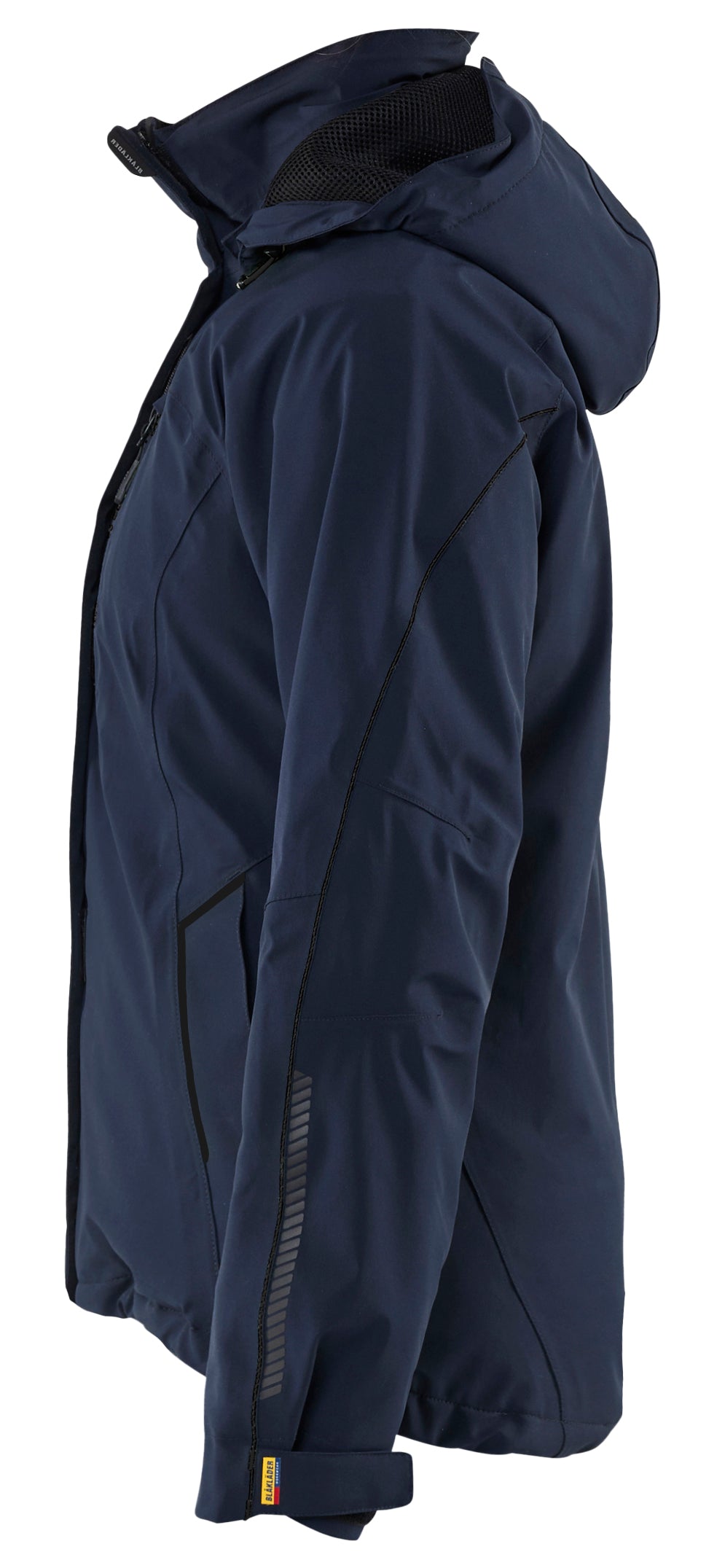 Blåkläder 4408 Dame Letforet Vinterjakke 4-vejs stretch produktbillede med tryk