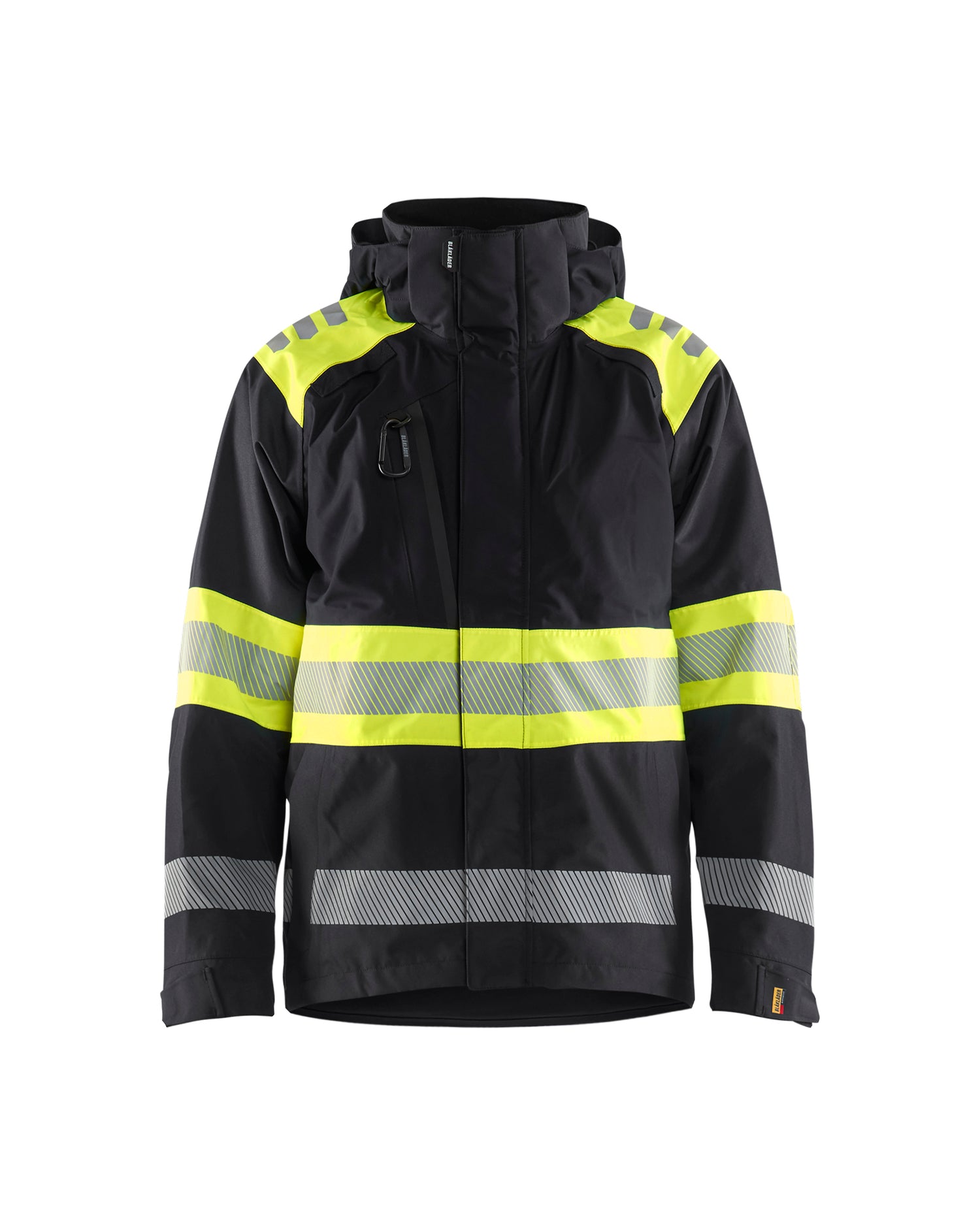 Blåkläder 4420 High Vis Skaljakke, Sort/High Vis Gul