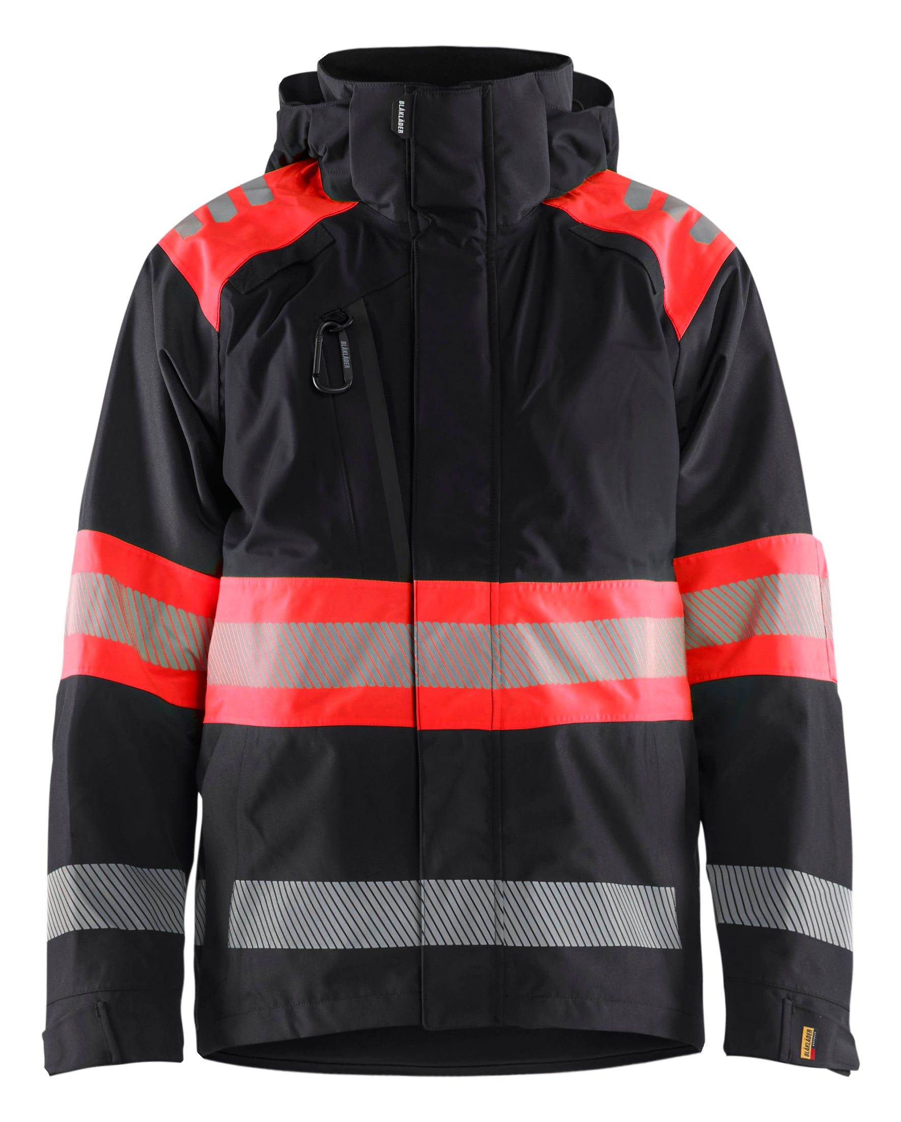 Blåkläder 4420 High Vis Skaljakke produktfoto med firmalogo