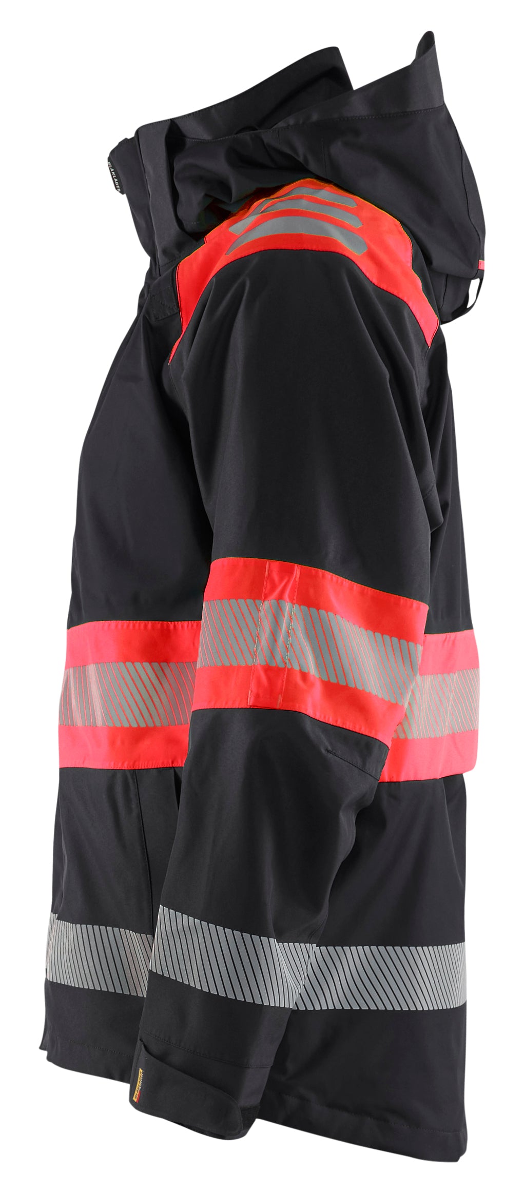 Blåkläder 4420 High Vis Skaljakke materiale med tryk