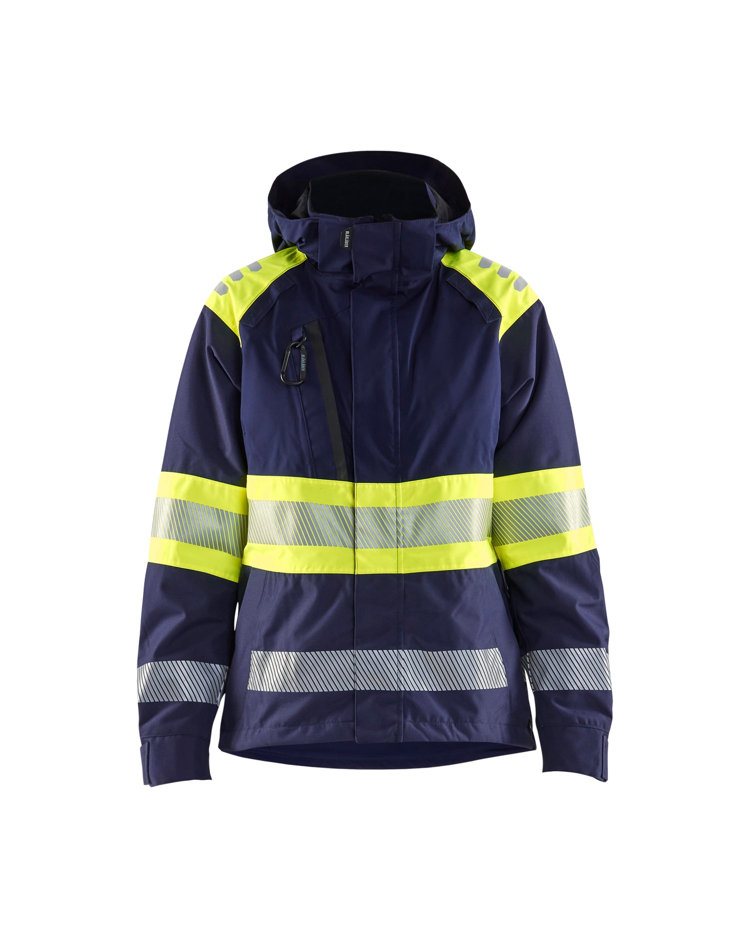 Blåkläder 4430 Dame High Vis Skaljakke, Marineblå/High Vis Gul