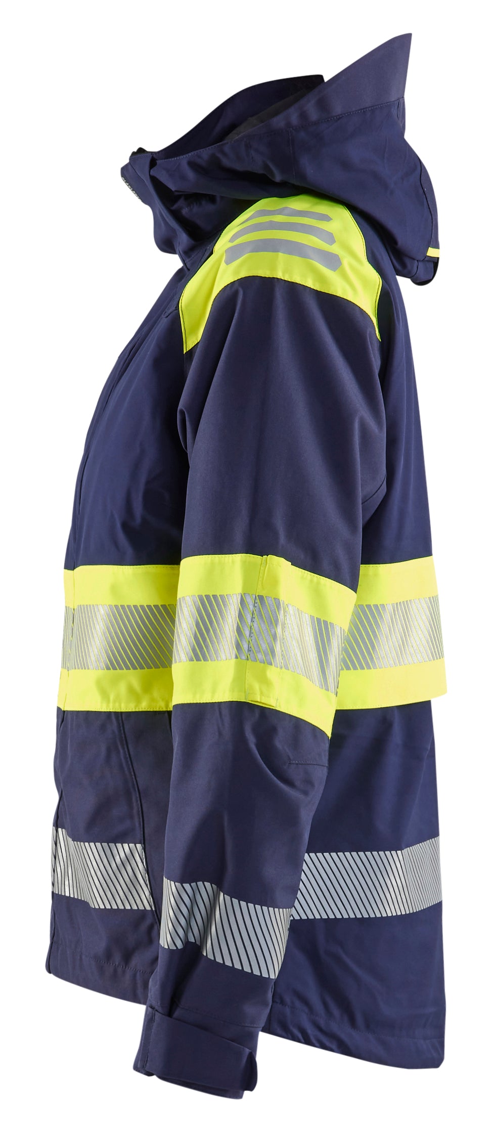 Blåkläder 4430 Dame High Vis Skaljakke produktfoto med tryk