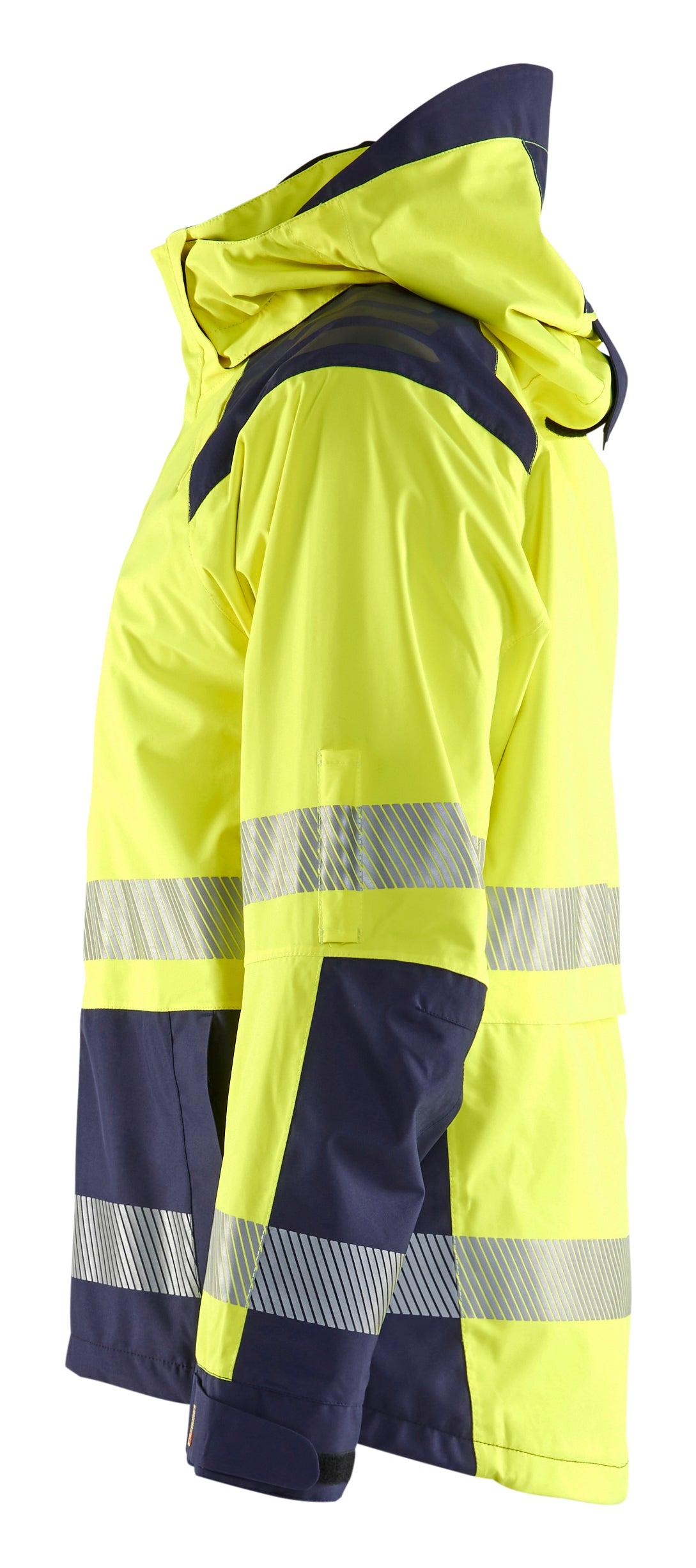 Blåkläder 4435 High Vis Skaljakke produktfoto med tryk