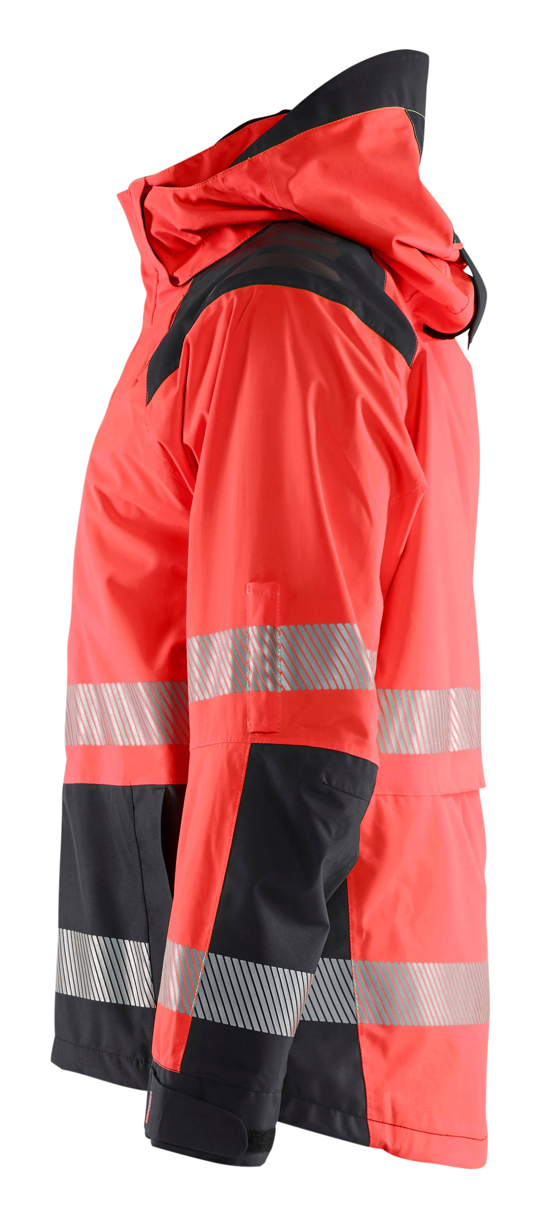 Blåkläder 4435 High Vis Skaljakke materiale med tryk