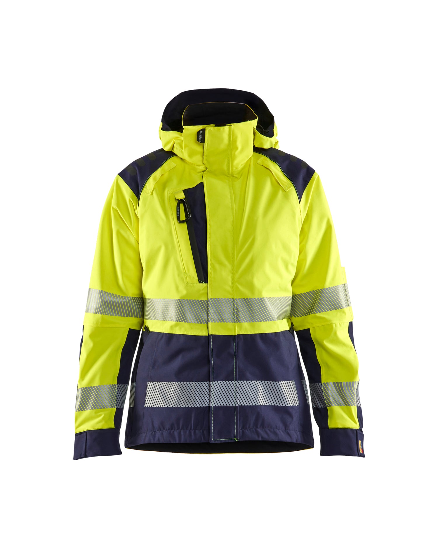 Blåkläder 4436 Dame High Vis Skaljakke, High Vis Gul/Marineblå