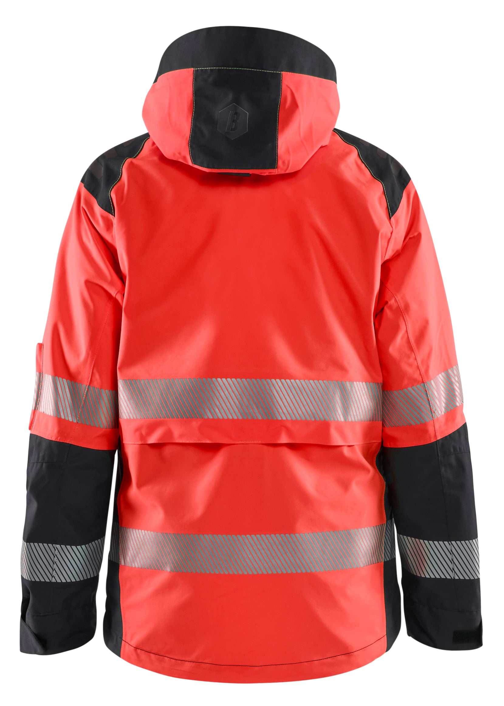 Blåkläder 4436 Dame High Vis Skaljakke detalje med logo