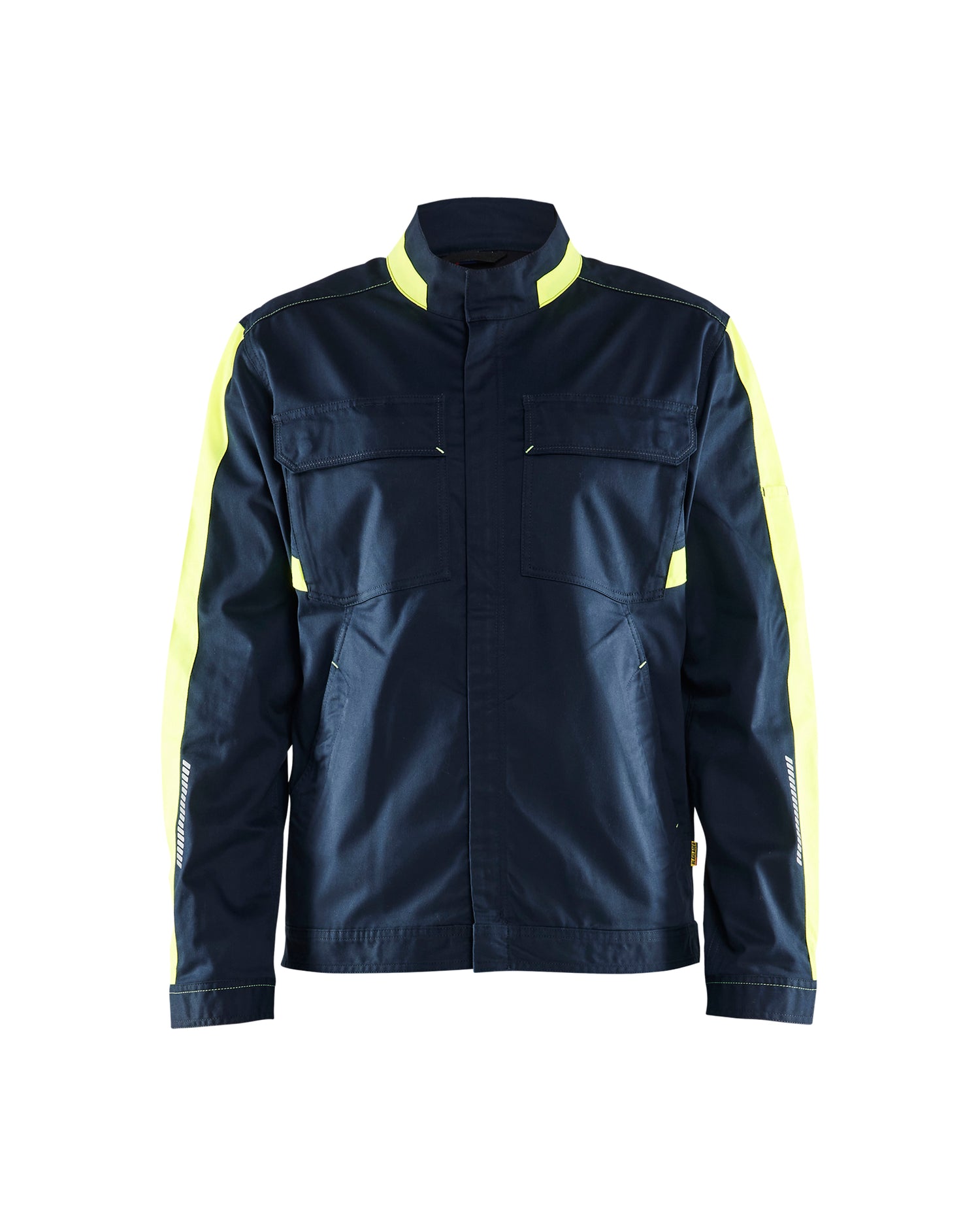 Blåkläder 4444 Industri Jakke stretch, Mørk Marineblå/High Vis Gul