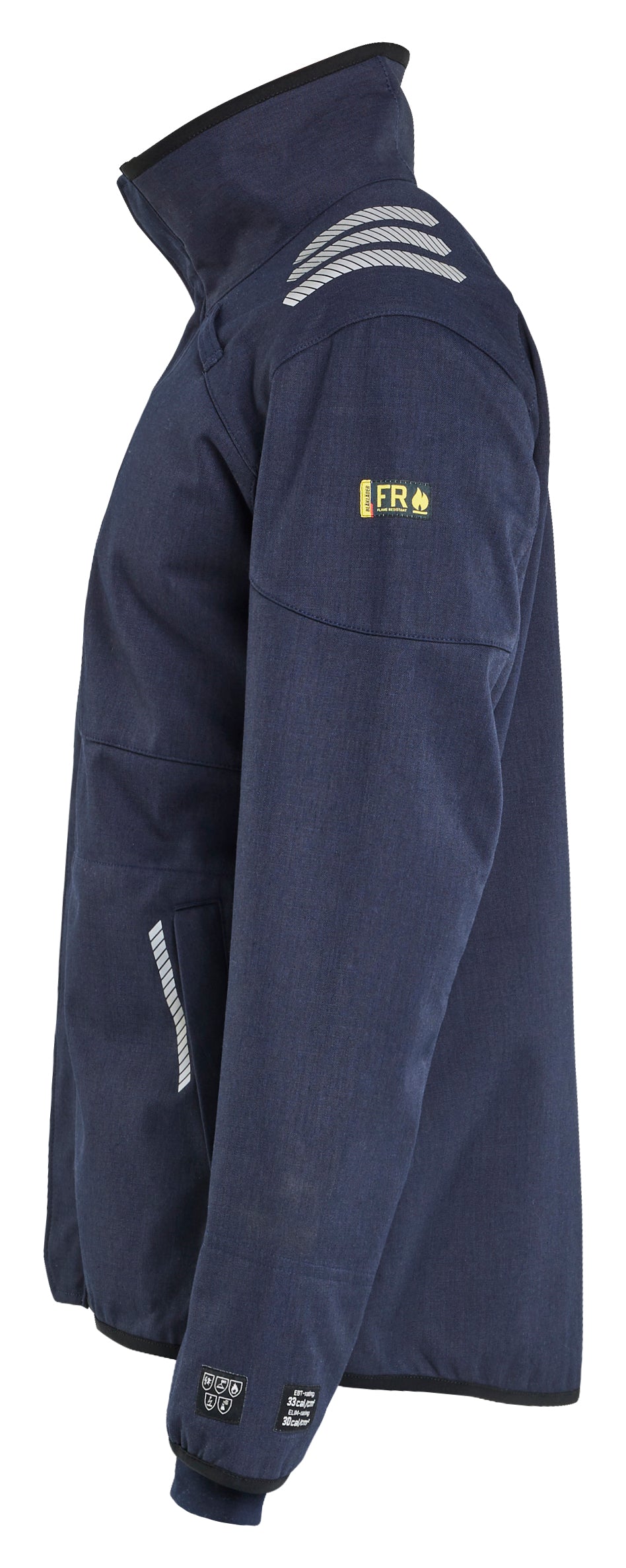 Blåkläder 4447 Softshell Jakke Inherent produktfoto med tryk