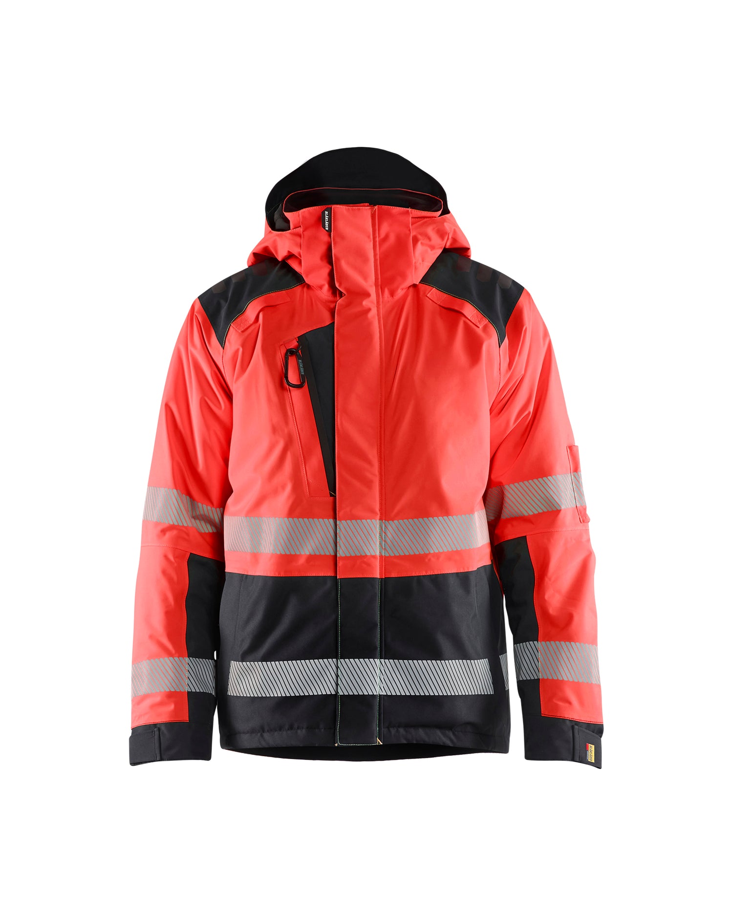 Blåkläder 4455 High Vis Vinterjakke, High Vis Rød/Sort