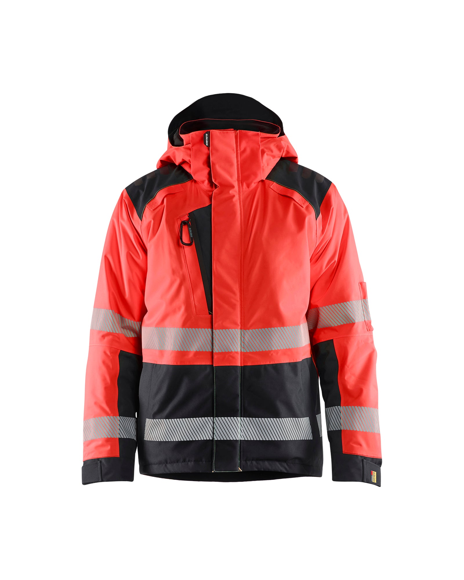 Blåkläder 4455 High Vis Vinterjakke, High Vis Rød/Sort