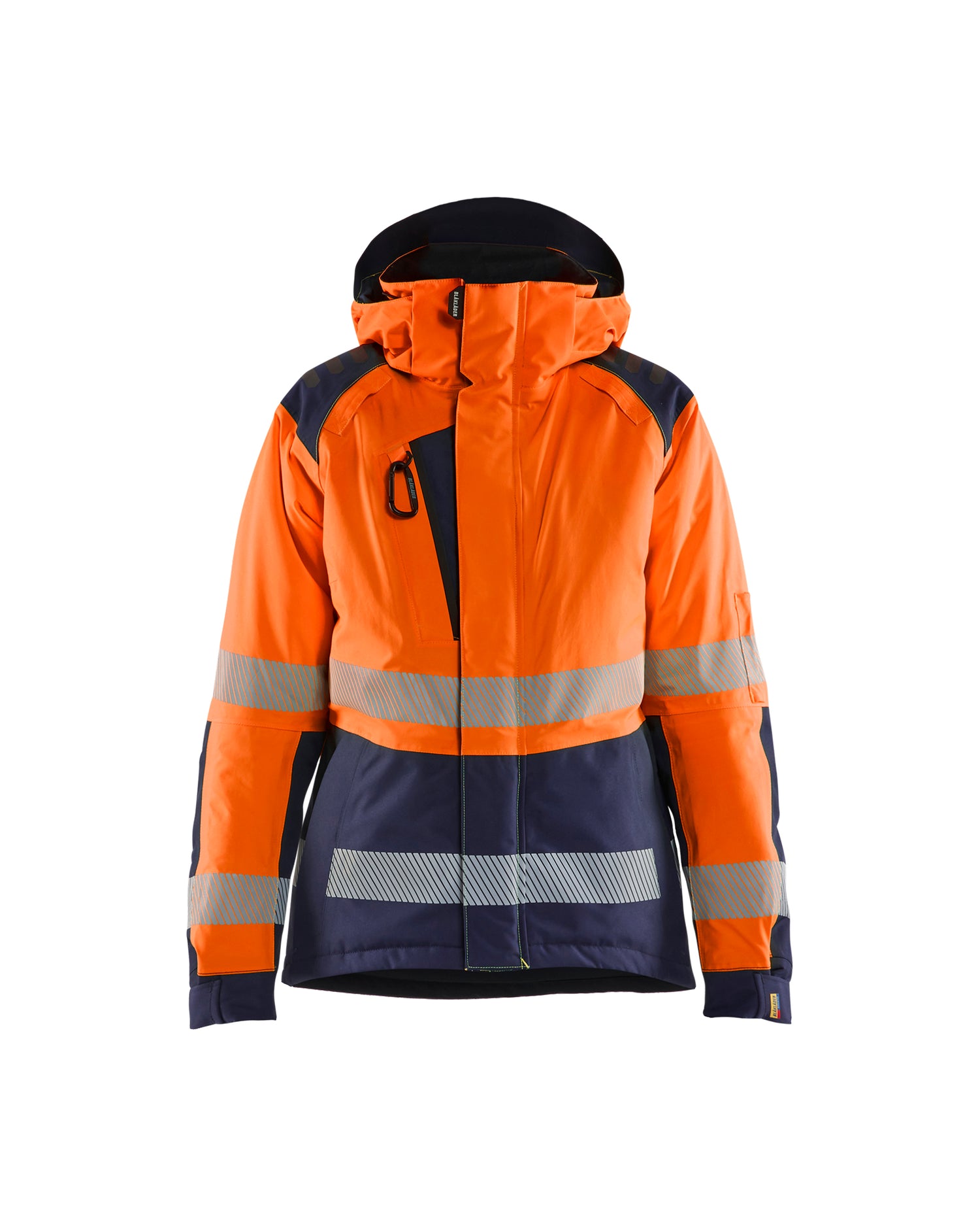 Blåkläder 4456 Dame High Vis Vinterjakke, High Vis Orange/Marineblå