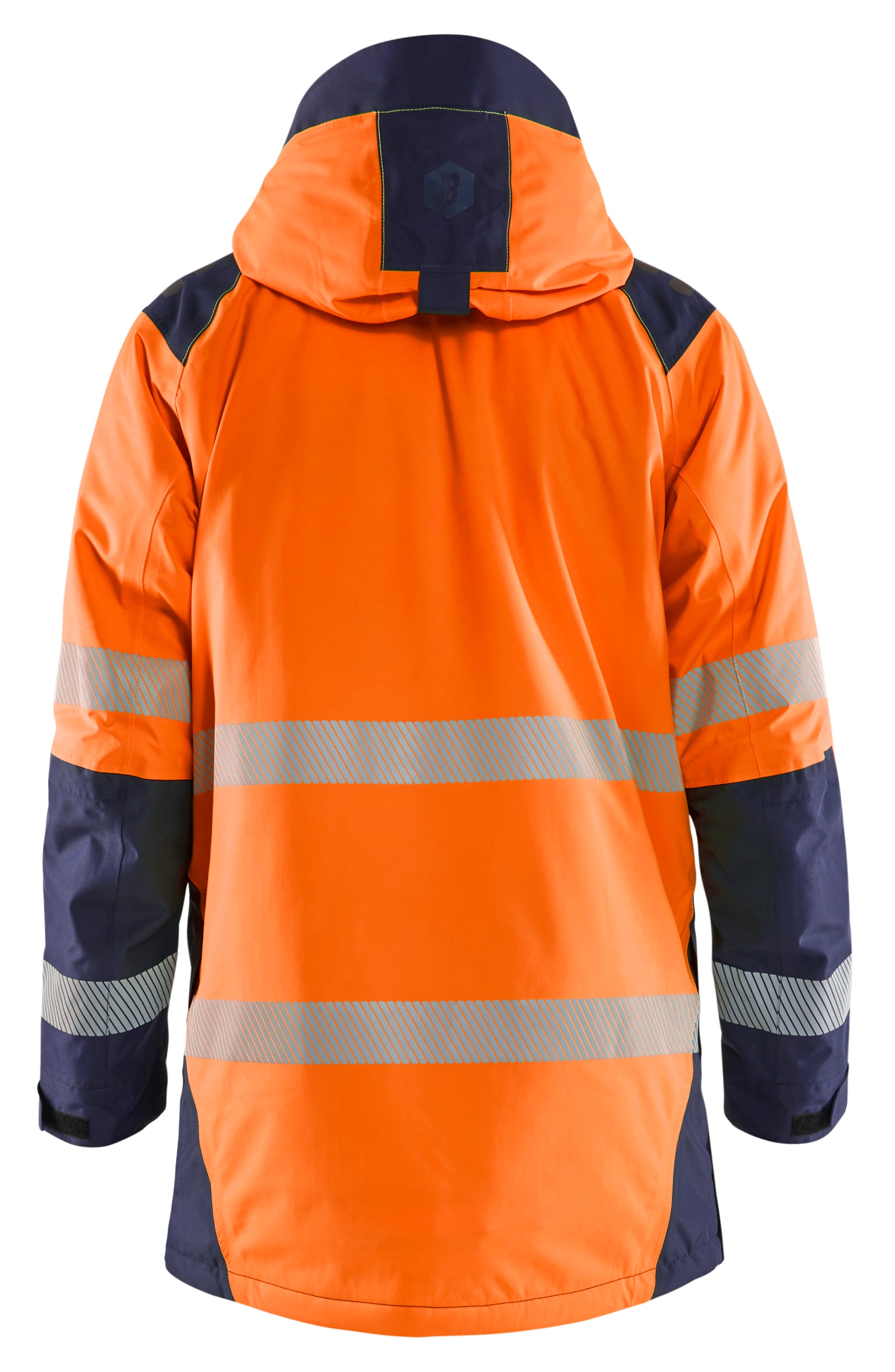 Blåkläder 4457 High Vis Vinterparkajakke materiale med logo