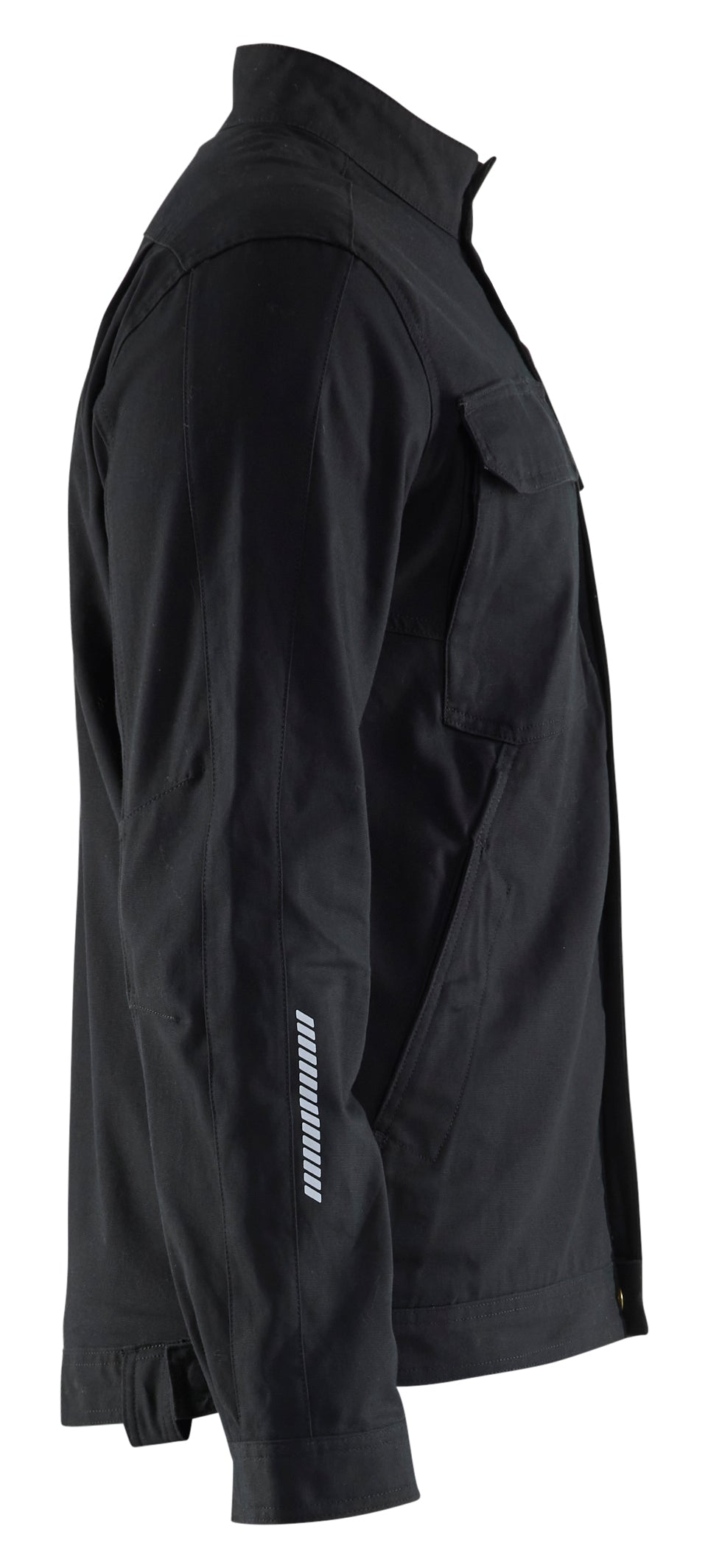 Blåkläder 4466 Industri Jakke Stretch nærbillede med tryk