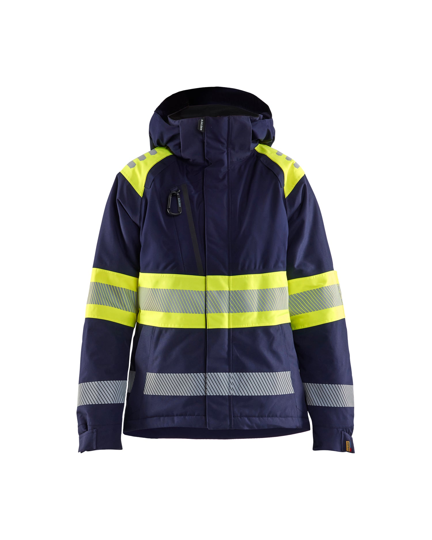 Blåkläder 4470 Dame High Vis Vinterjakke, Marineblå/High Vis Gul