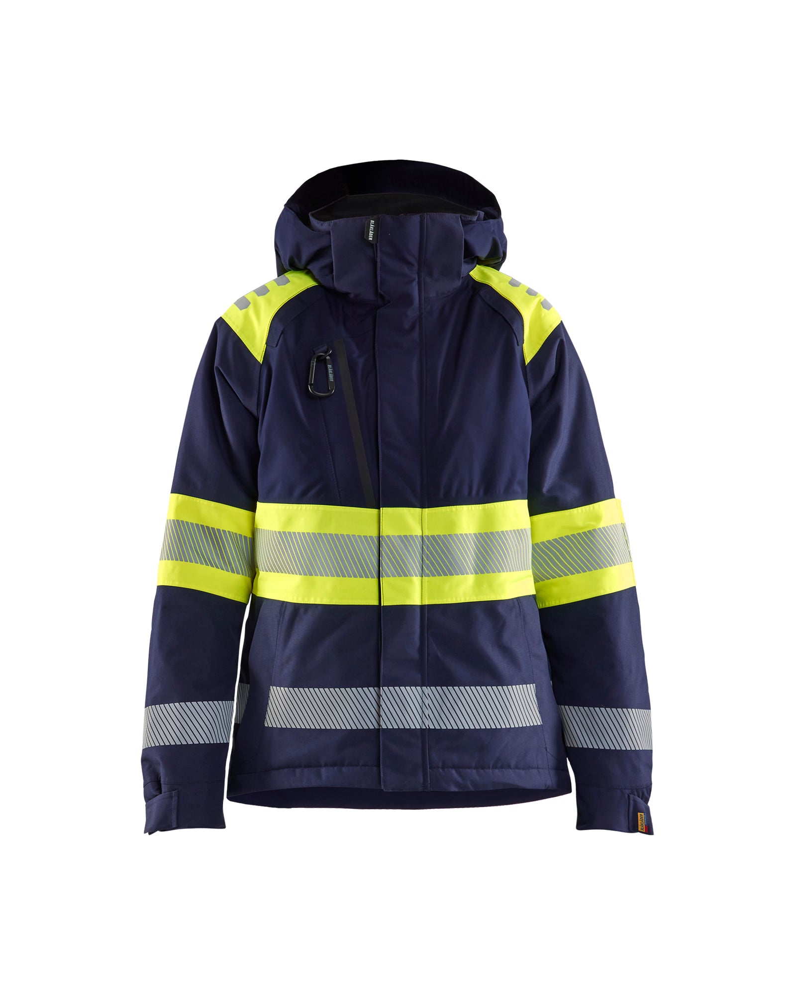 Blåkläder 4470 Dame High Vis Vinterjakke, Marineblå/High Vis Gul