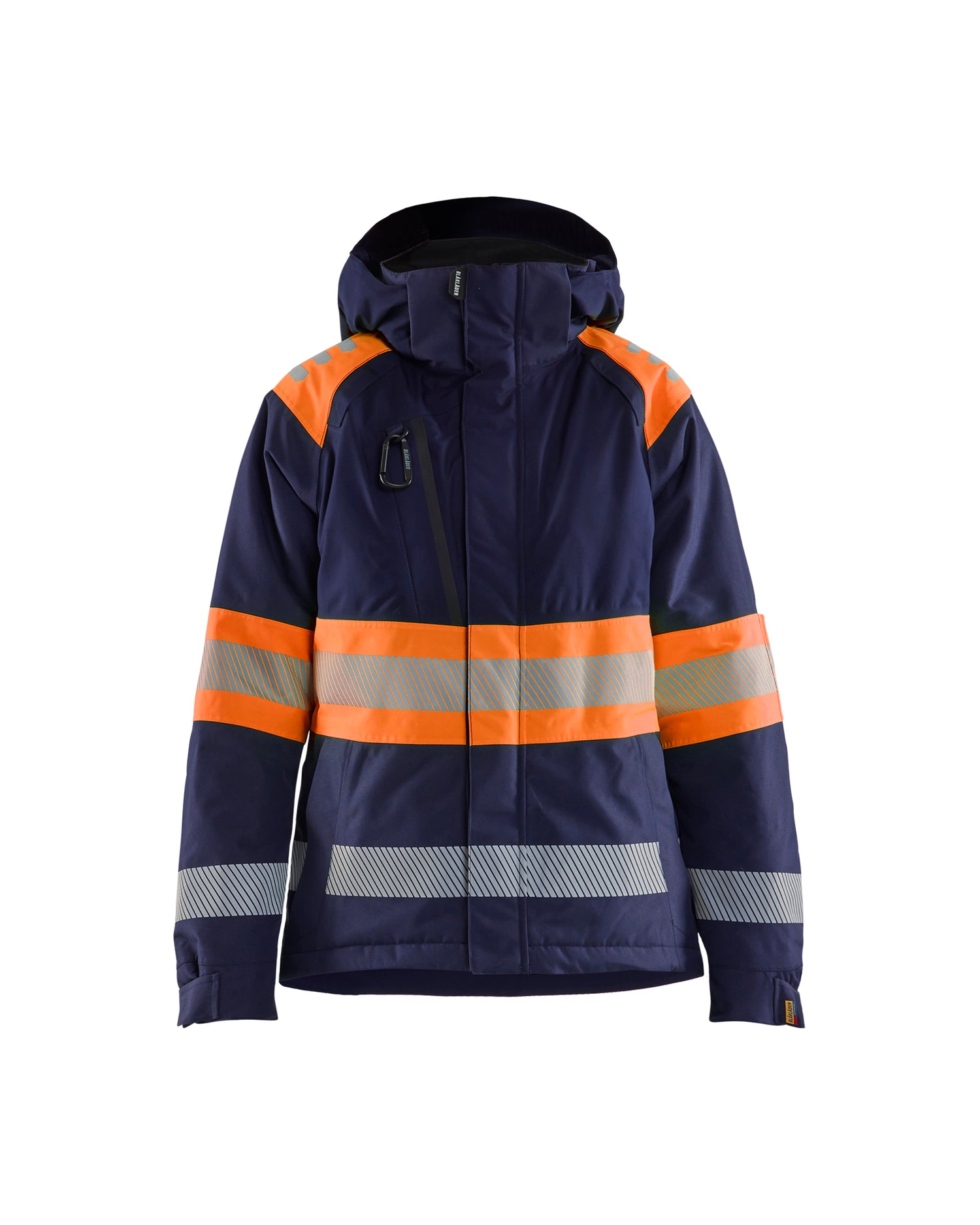 Blåkläder 4470 Dame High Vis Vinterjakke, Marineblå/High Vis Orange