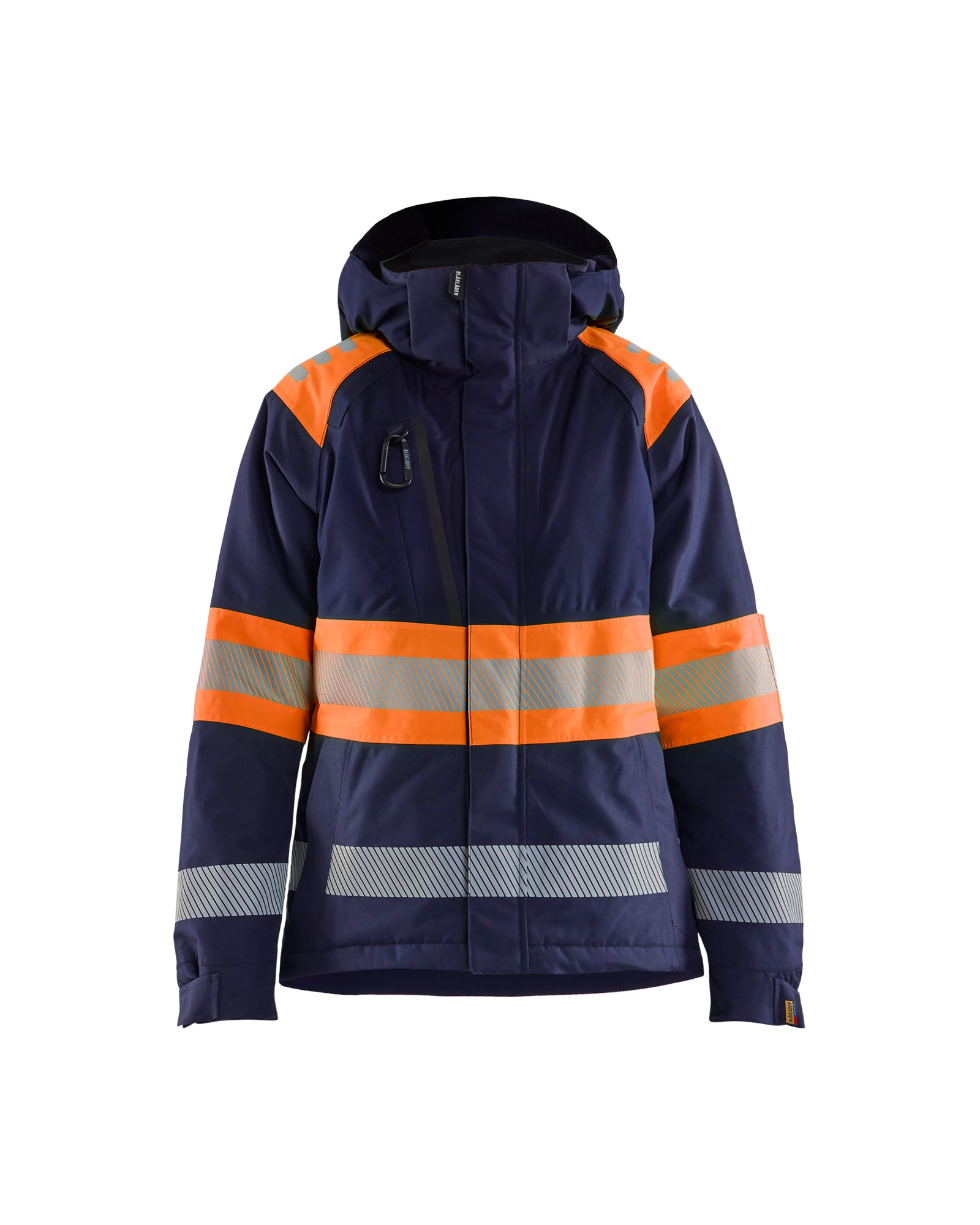 Blåkläder 4470 Dame High Vis Vinterjakke, Marineblå/High Vis Orange