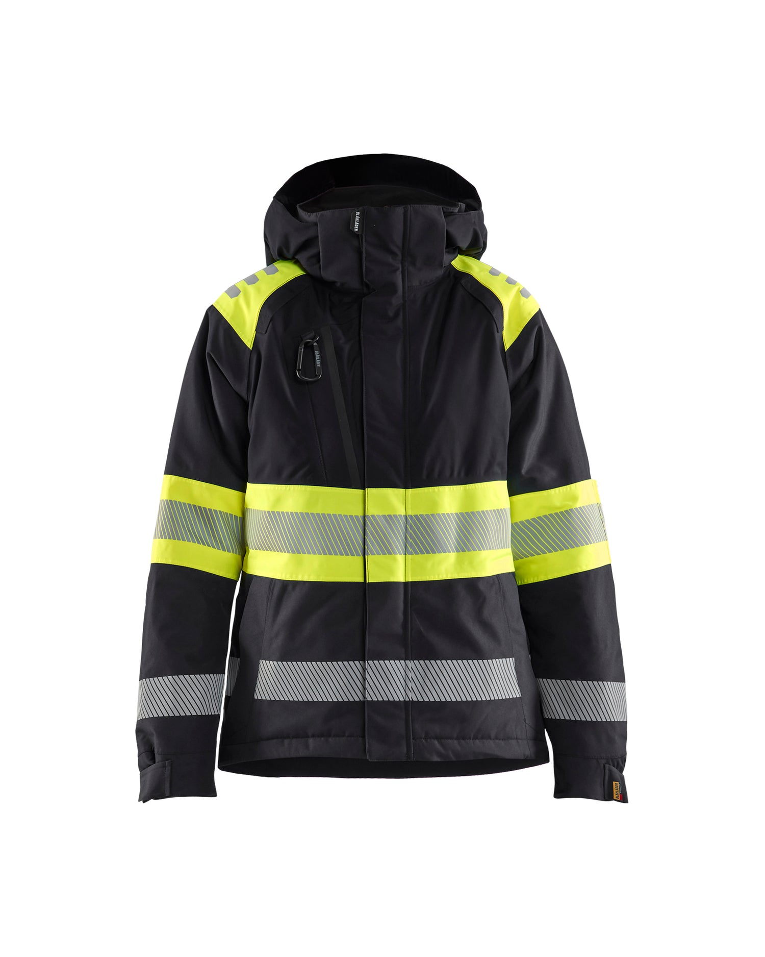 Blåkläder 4470 Dame High Vis Vinterjakke, Sort/High Vis Gul