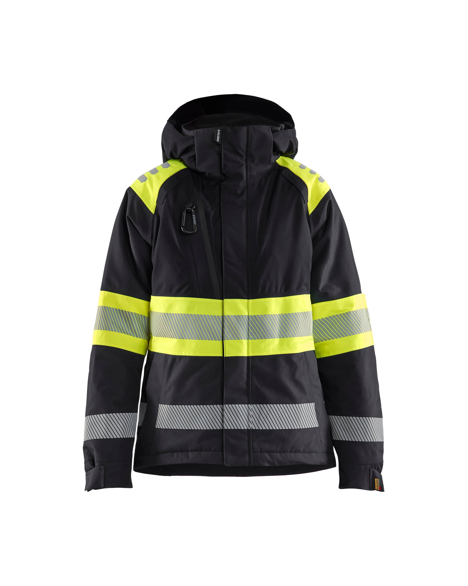 Blåkläder 4470 Dame High Vis Vinterjakke, Sort/High Vis Gul