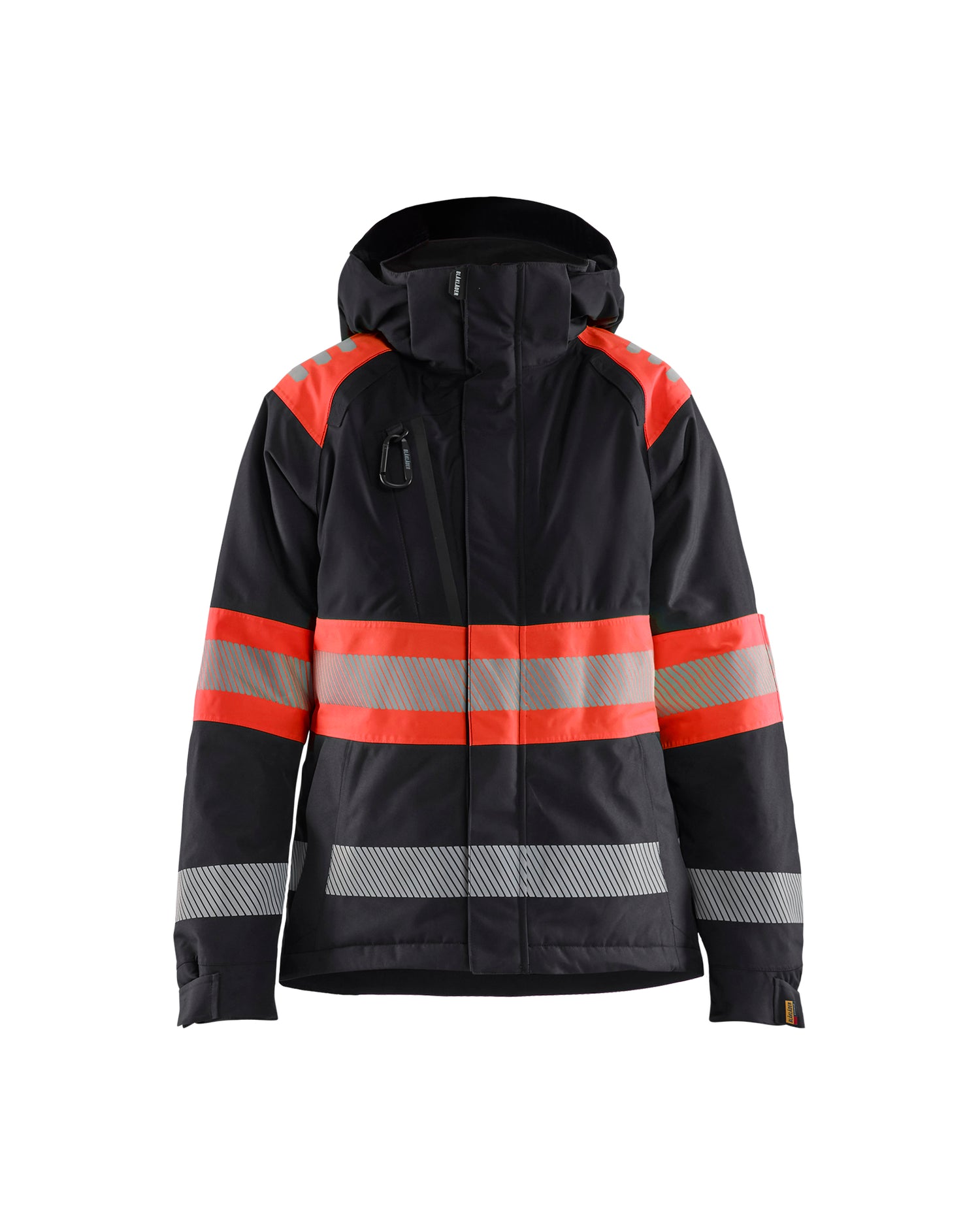 Blåkläder 4470 Dame High Vis Vinterjakke, Sort/High Vis Rød