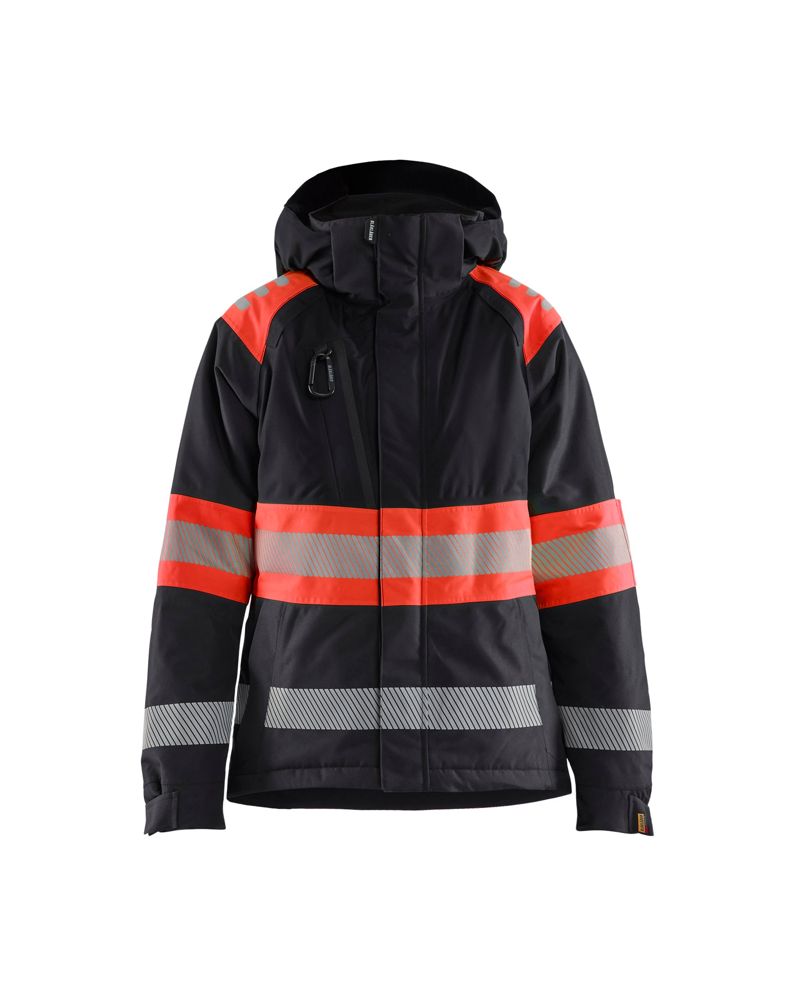 Blåkläder 4470 Dame High Vis Vinterjakke, Sort/High Vis Rød
