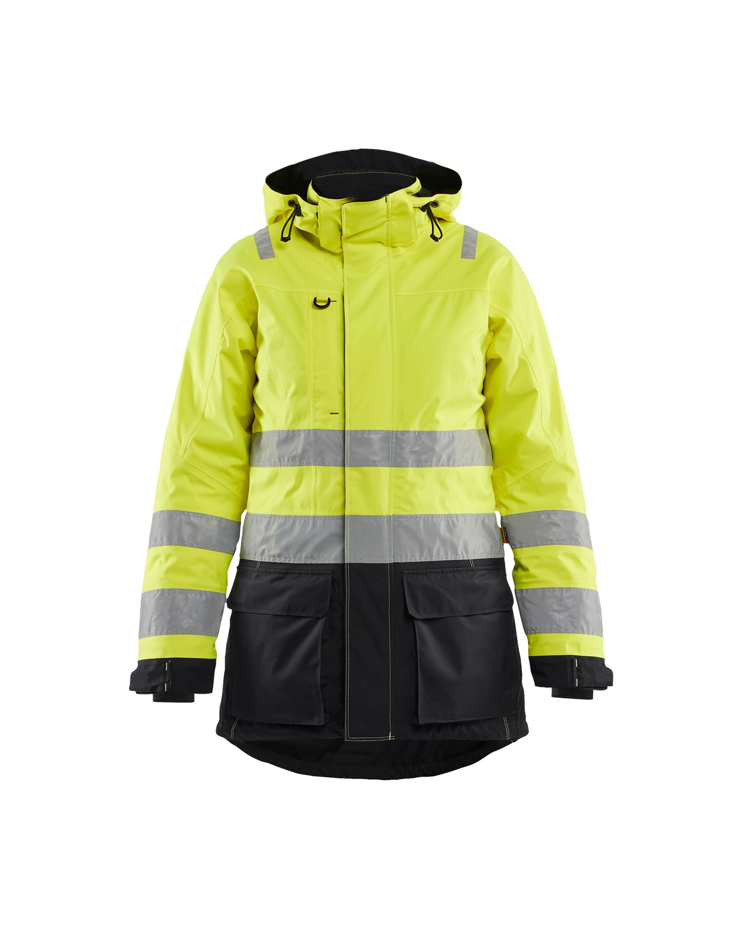 Blåkläder 4472 Dame High Vis Vinterparkajakke, High Vis Gul/Sort