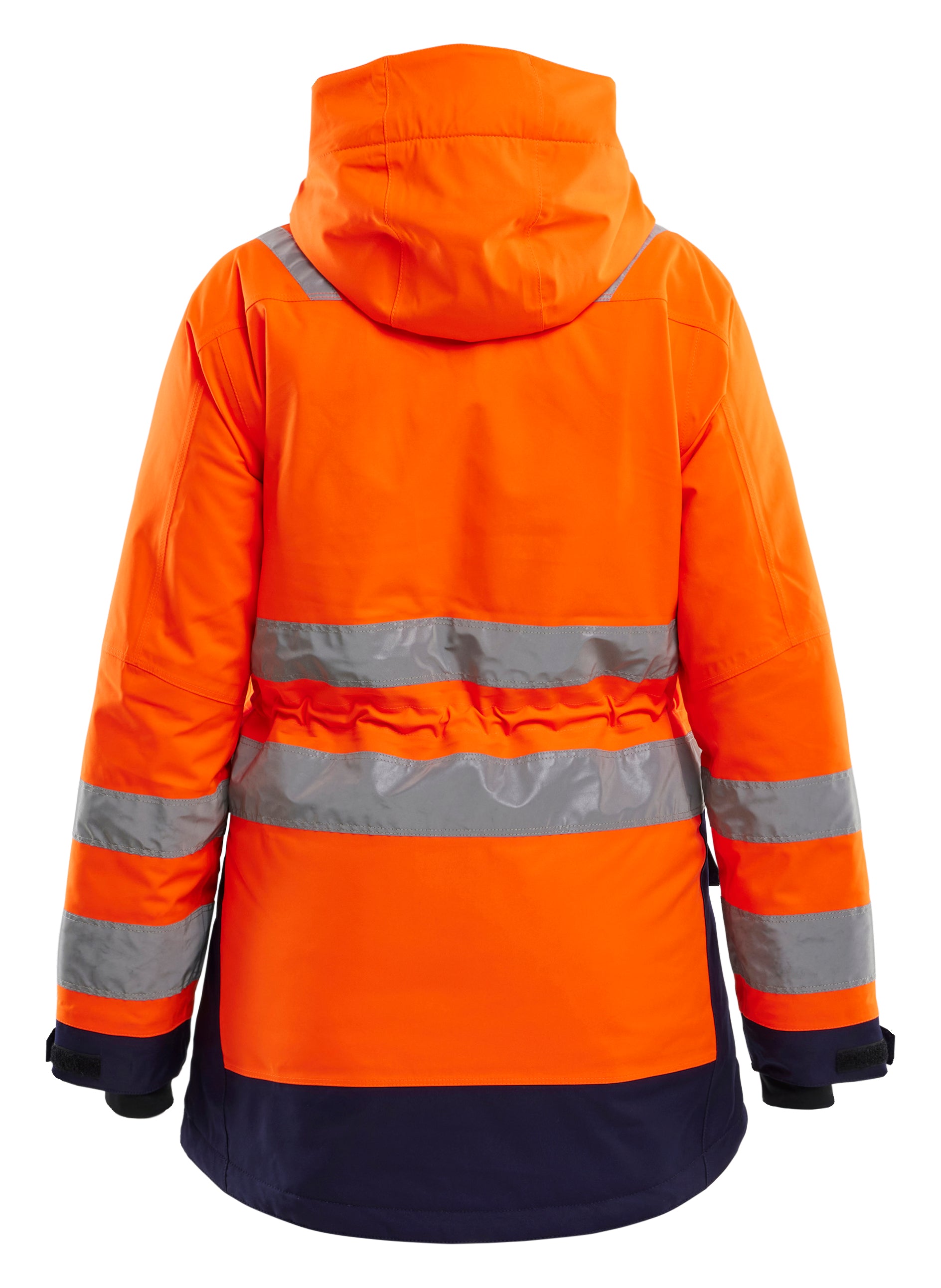 Blåkläder 4472 Dame High Vis Vinterparkajakke materiale med logo