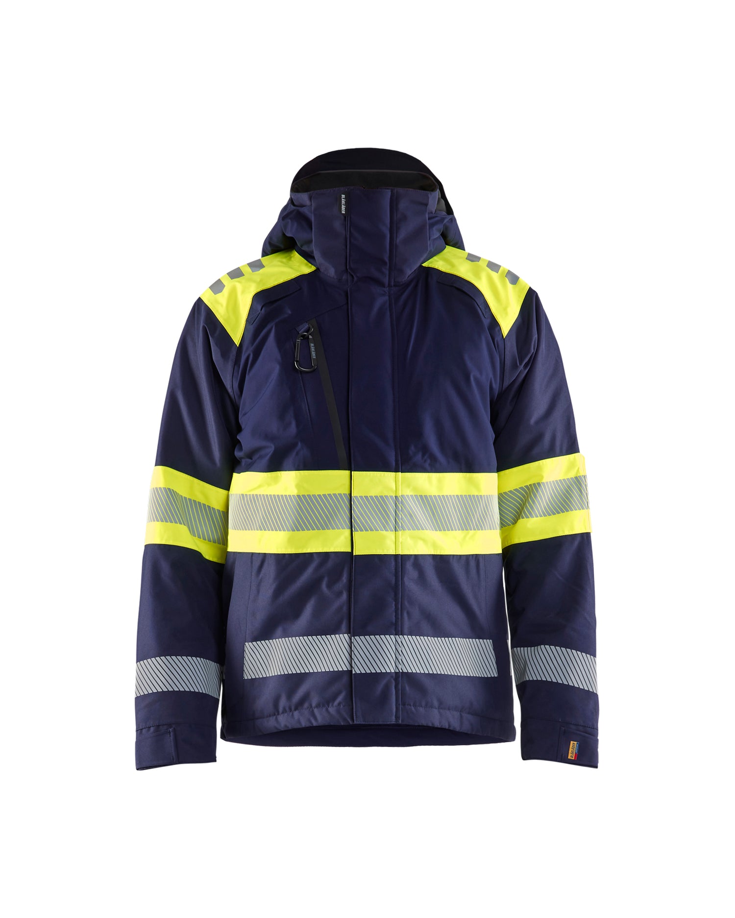 Blåkläder 4480 High Vis Vinterjakke, Marineblå/High Vis Gul