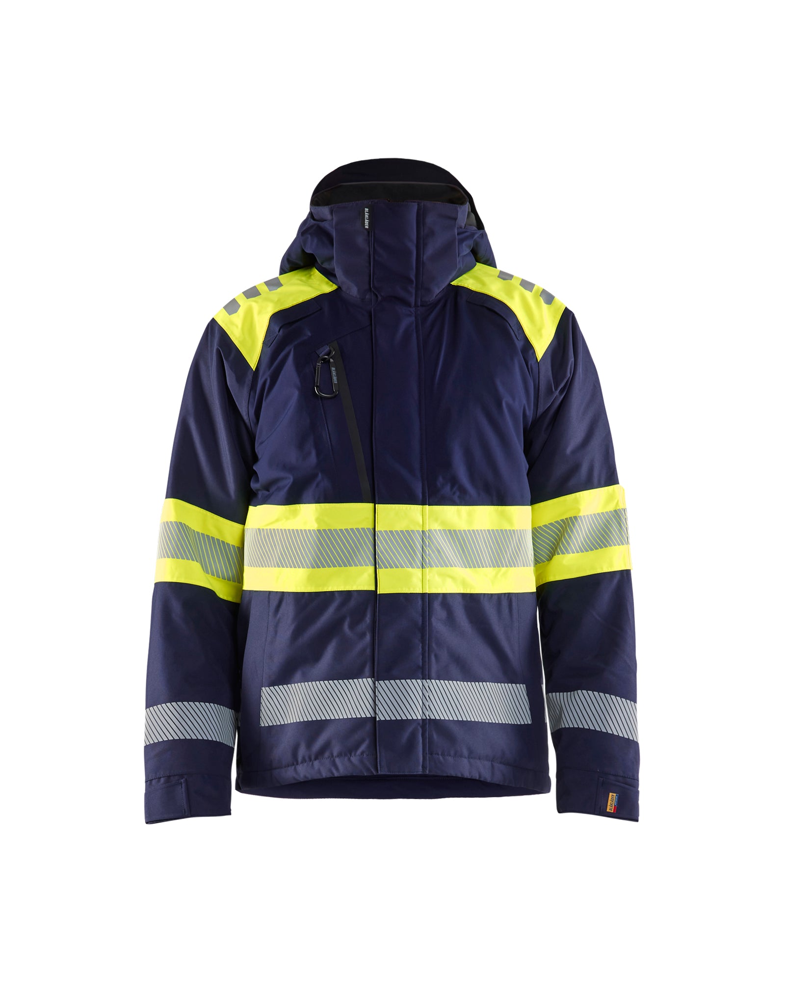 Blåkläder 4480 High Vis Vinterjakke, Marineblå/High Vis Gul