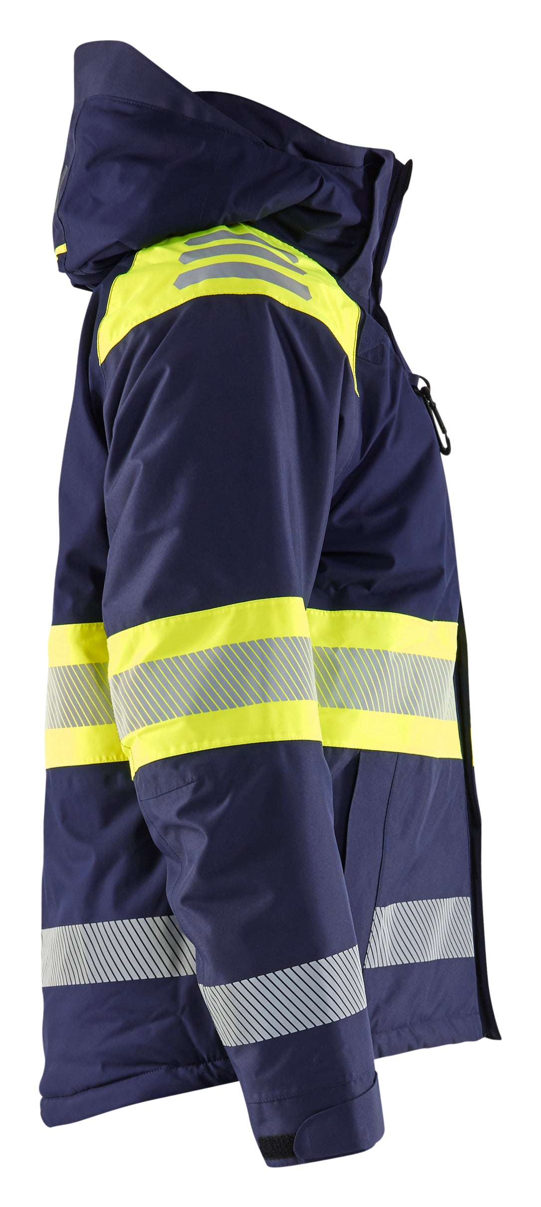 Blåkläder 4480 High Vis Vinterjakke detalje til broderi
