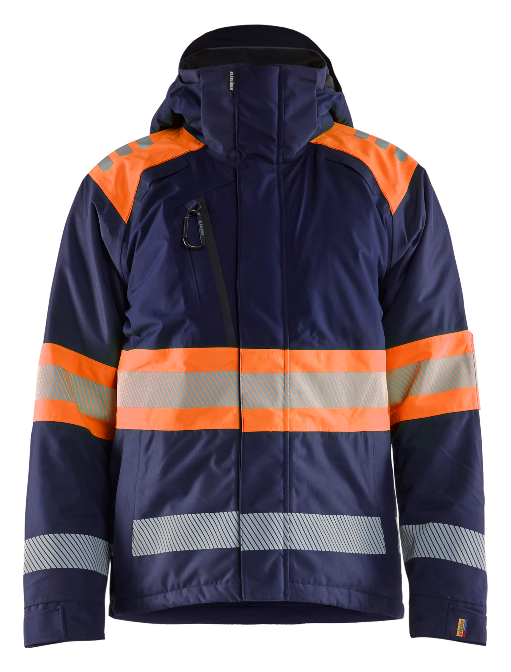 Blåkläder 4480 High Vis Vinterjakke materiale med firmalogo