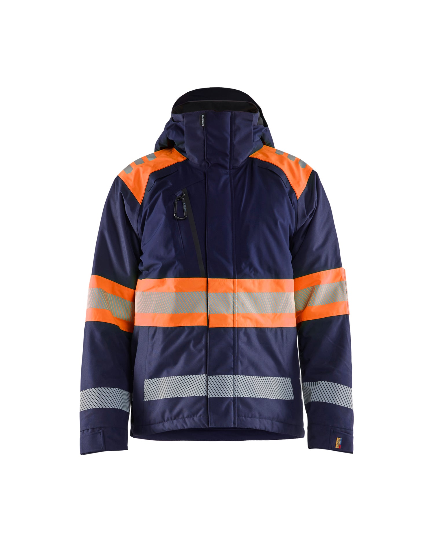 Blåkläder 4480 High Vis Vinterjakke, Marineblå/High Vis Orange