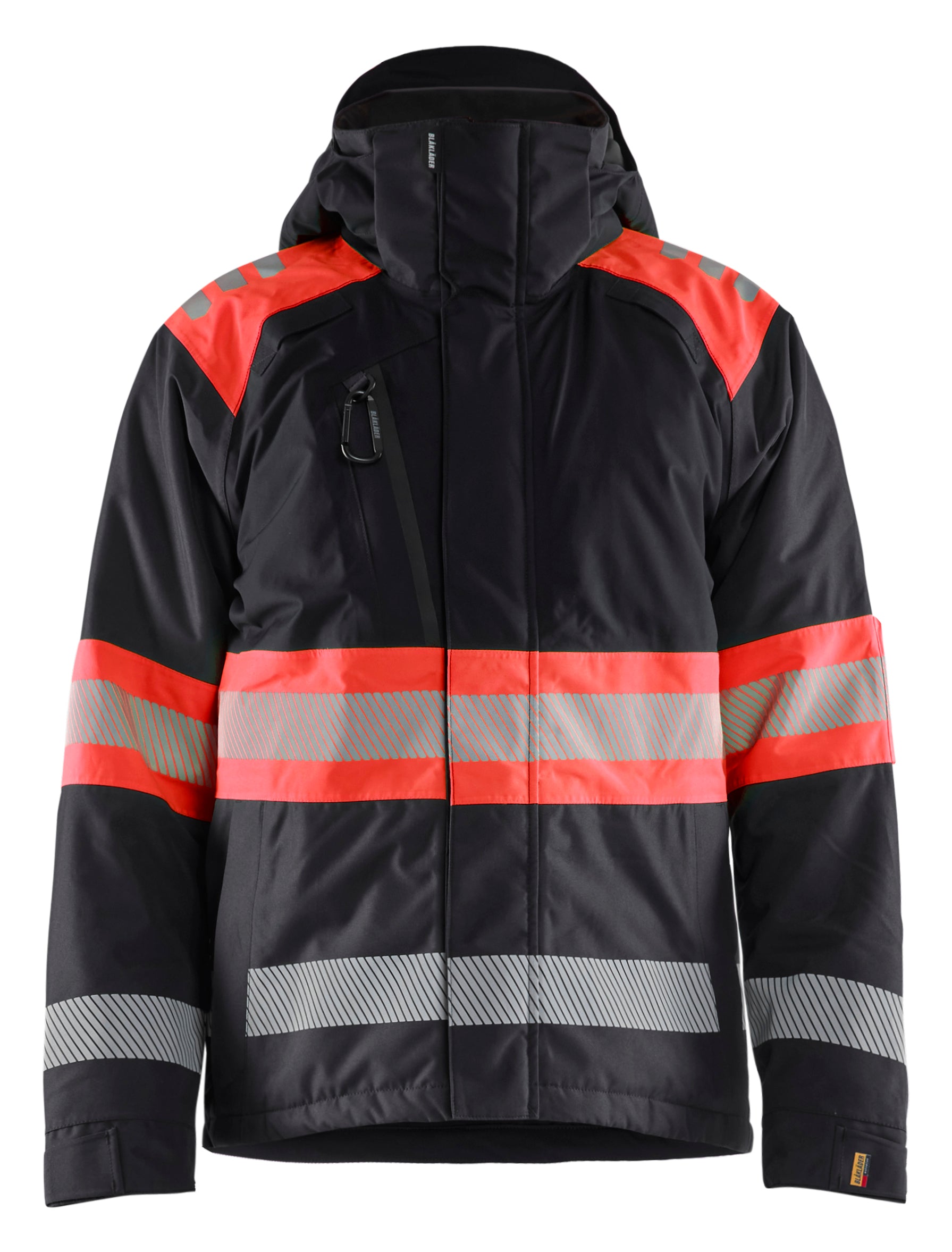 Blåkläder 4480 High Vis Vinterjakke produktfoto med firmalogo
