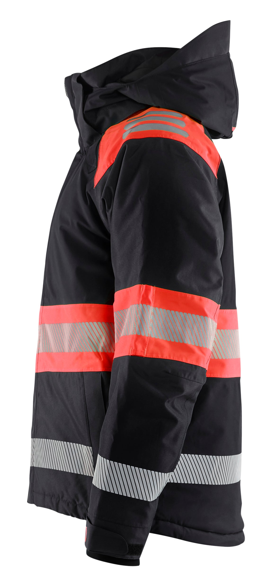 Blåkläder 4480 High Vis Vinterjakke materiale med tryk