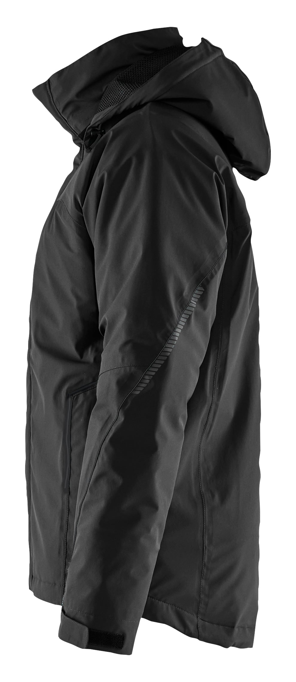 Blåkläder 4484 Letforet Vinterjakke 4-vejs stretch detalje med tryk