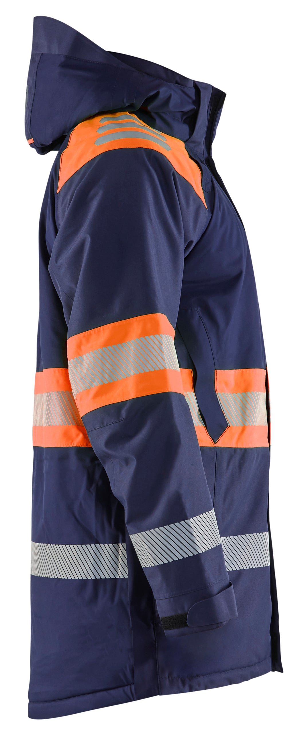 Blåkläder 4485 High Vis Vinterparkajakke produktfoto til broderi