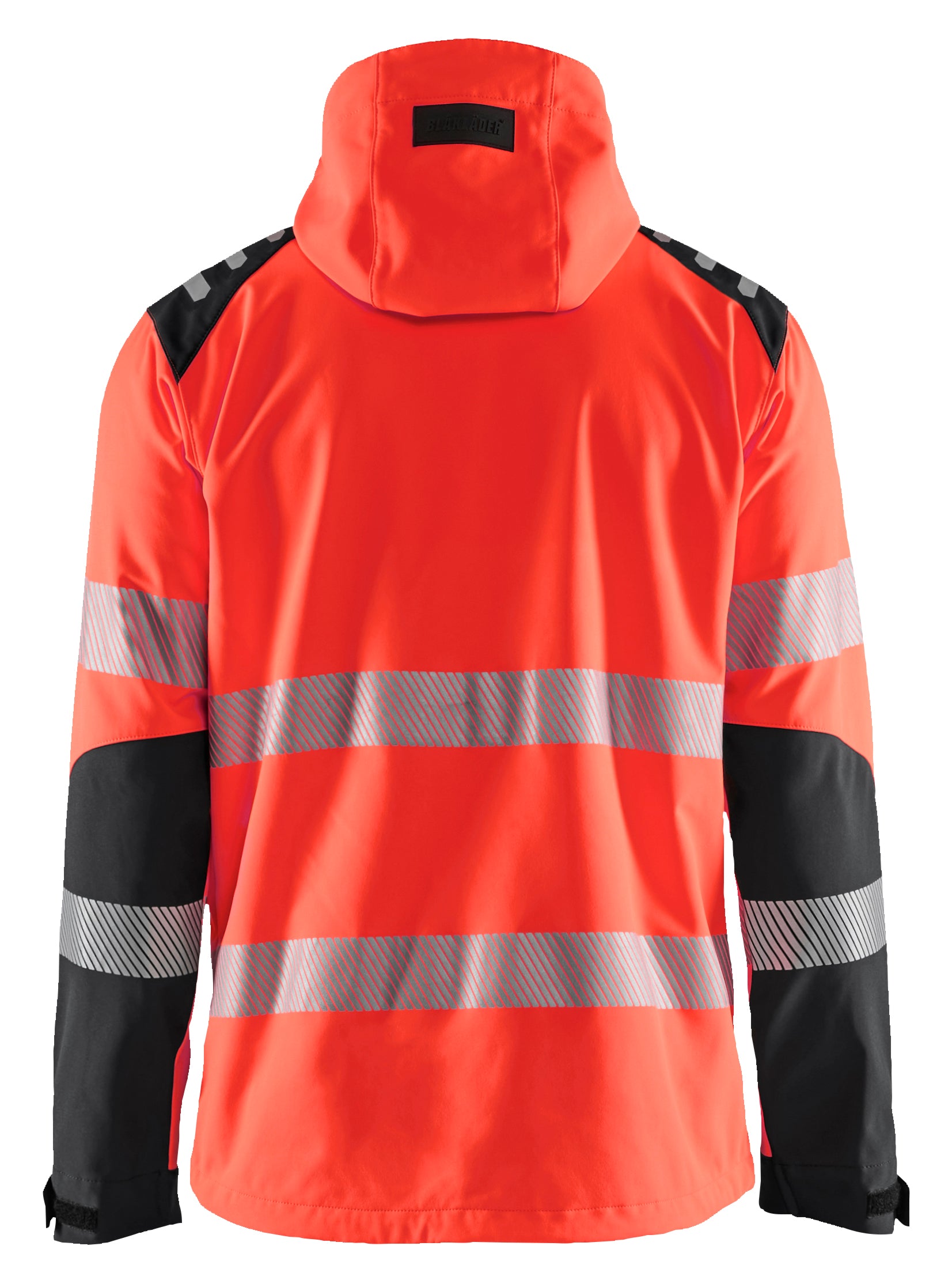 Blåkläder 4491 High Vis Softshelljakke produktfoto med logo