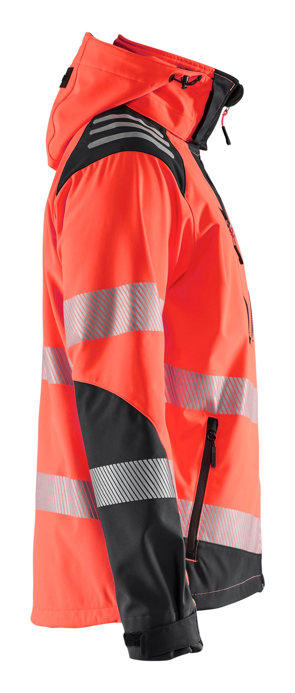 Blåkläder 4491 High Vis Softshelljakke materiale til broderi