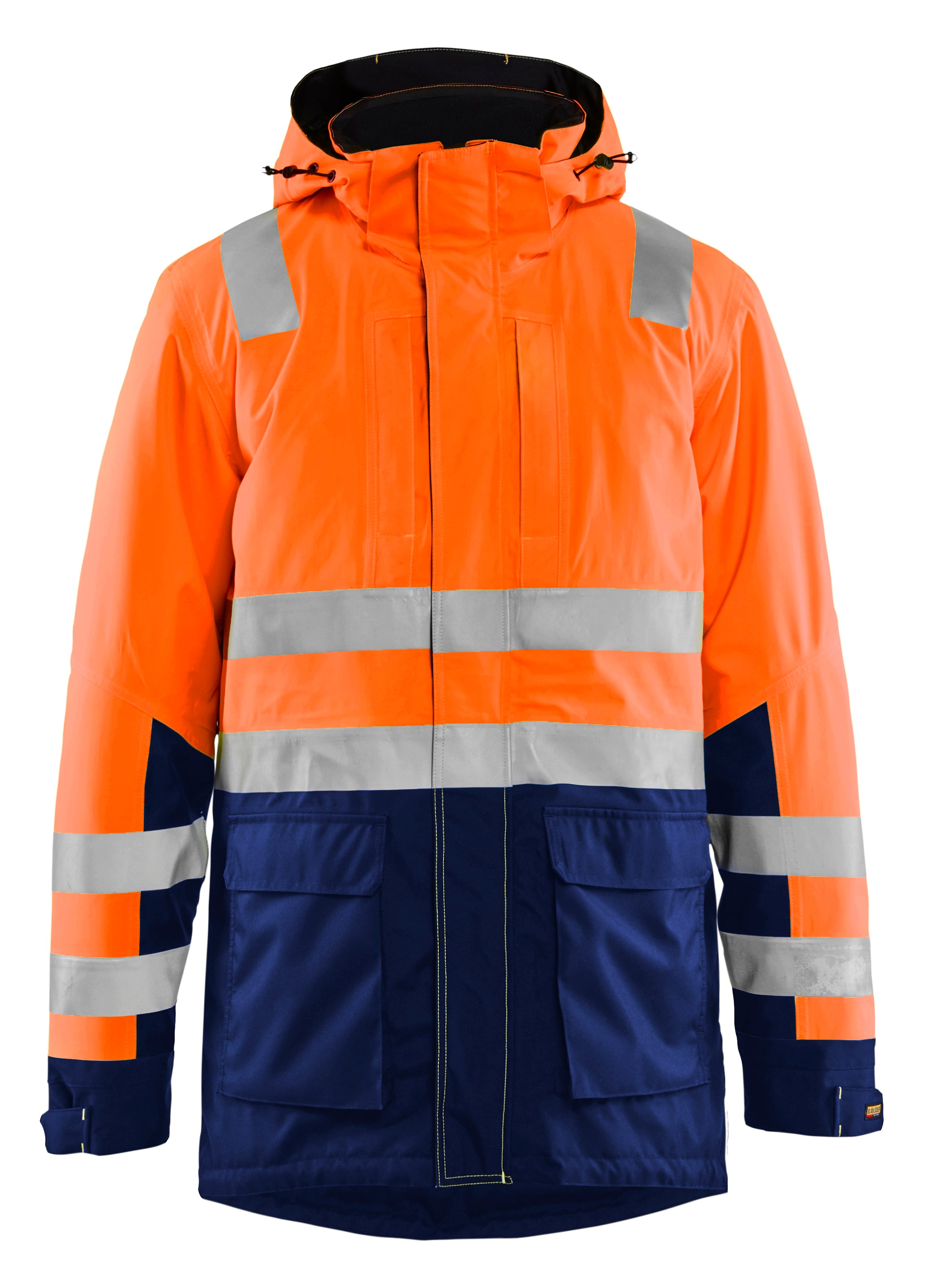 Blåkläder 4495 High Vis Vinterparkajakke produktfoto til broderi