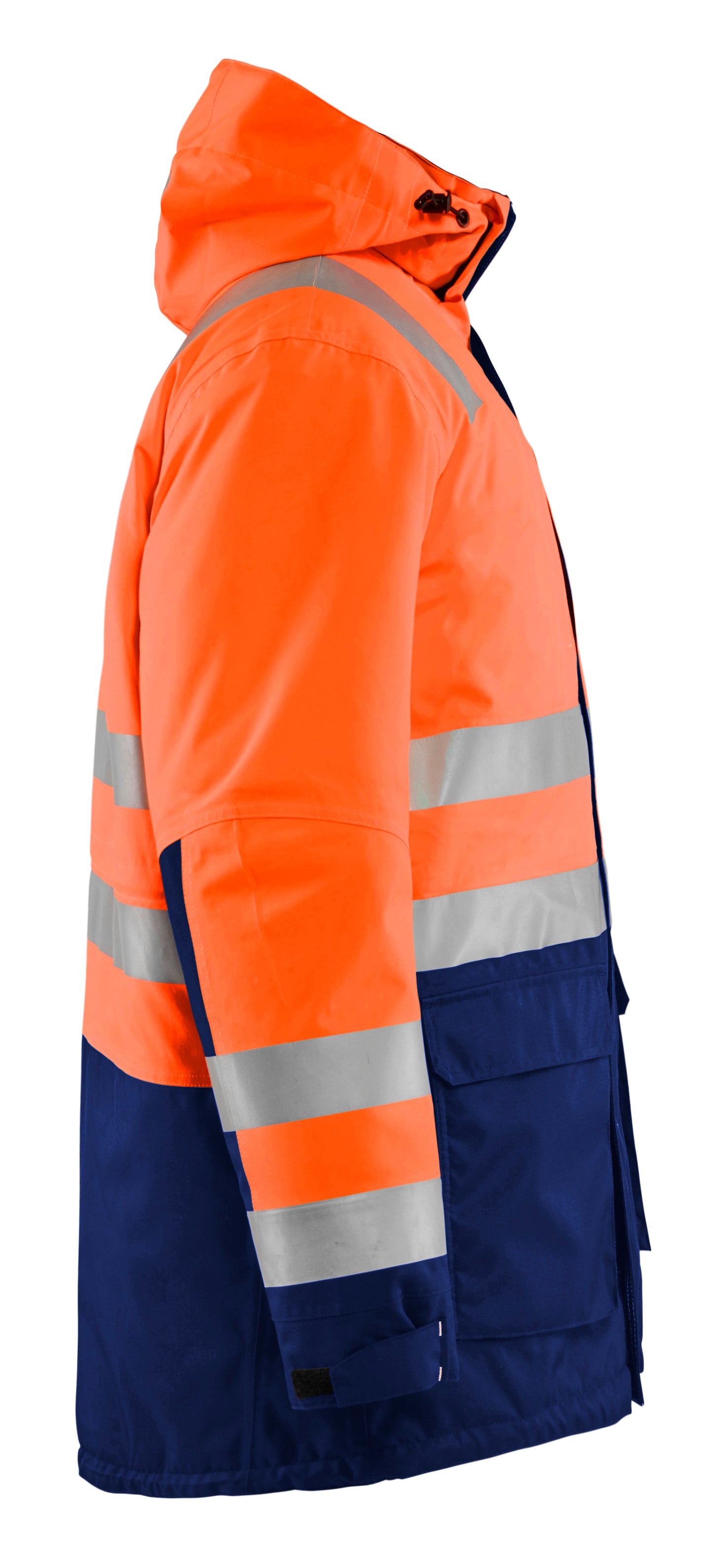 Blåkläder 4495 High Vis Vinterparkajakke materiale med logo