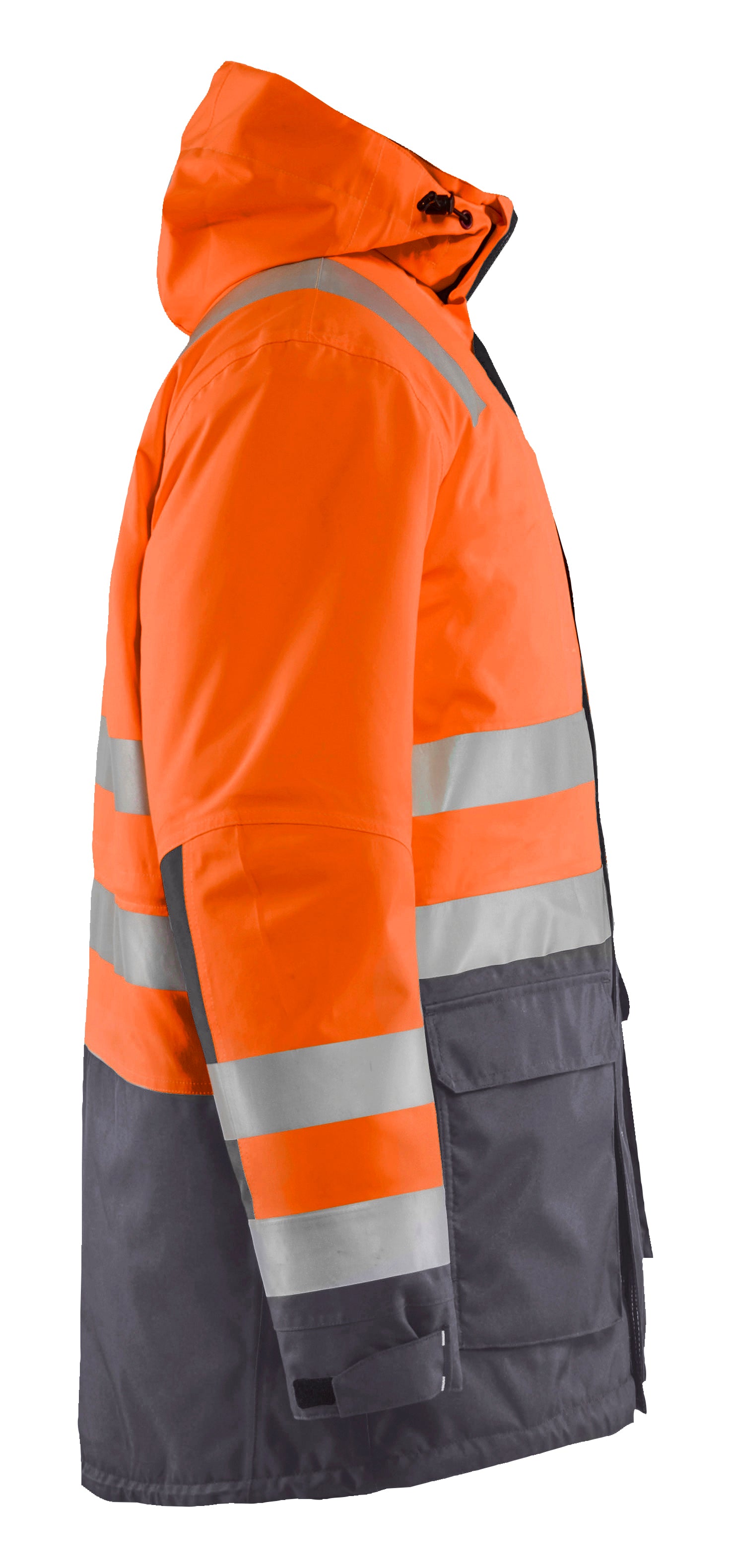 Blåkläder 4495 High Vis Vinterparkajakke produktfoto med firmalogo