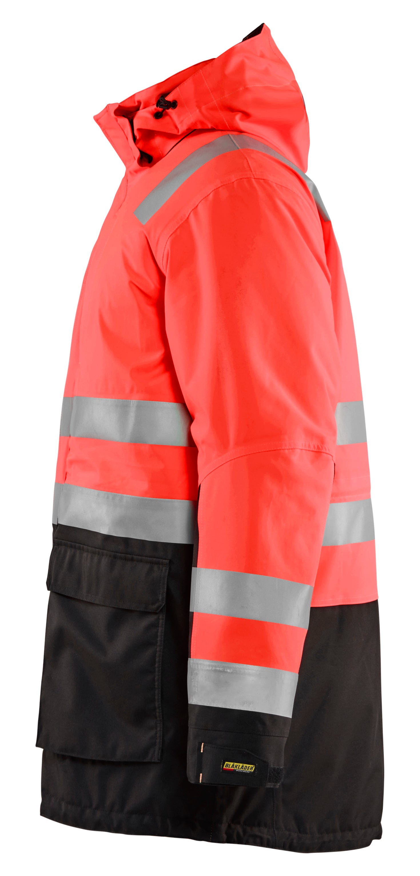 Blåkläder 4495 High Vis Vinterparkajakke materiale med tryk