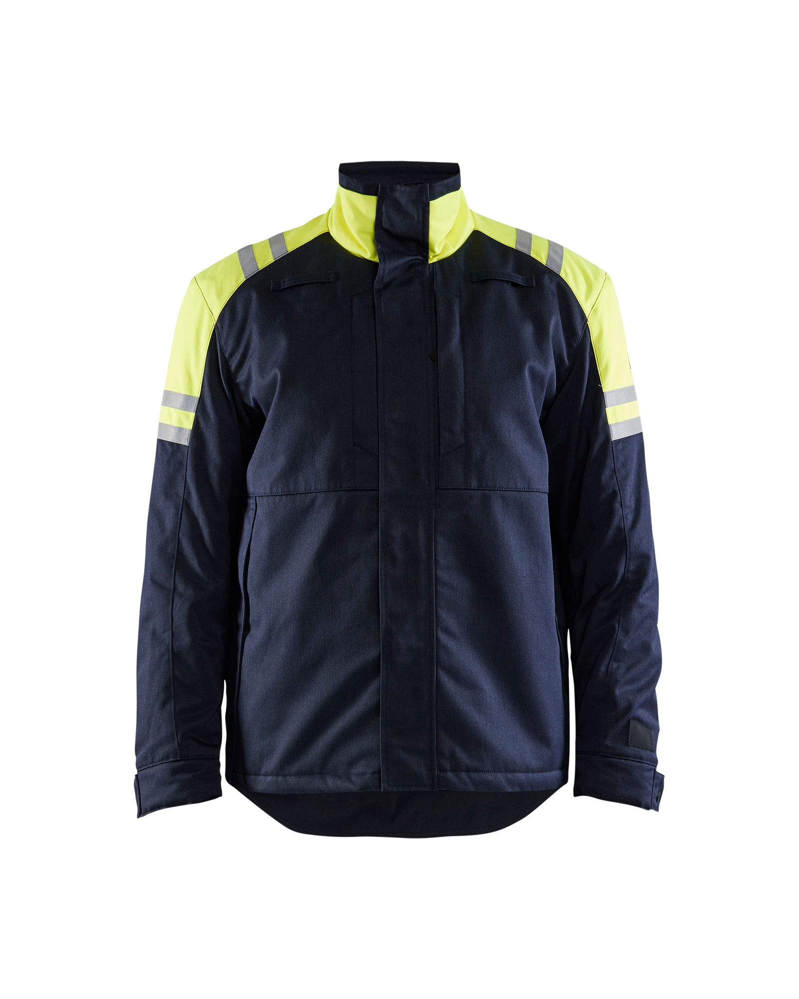 Blåkläder 4515 Vinterjakke Inherent Steel, Marineblå/High Vis Gul