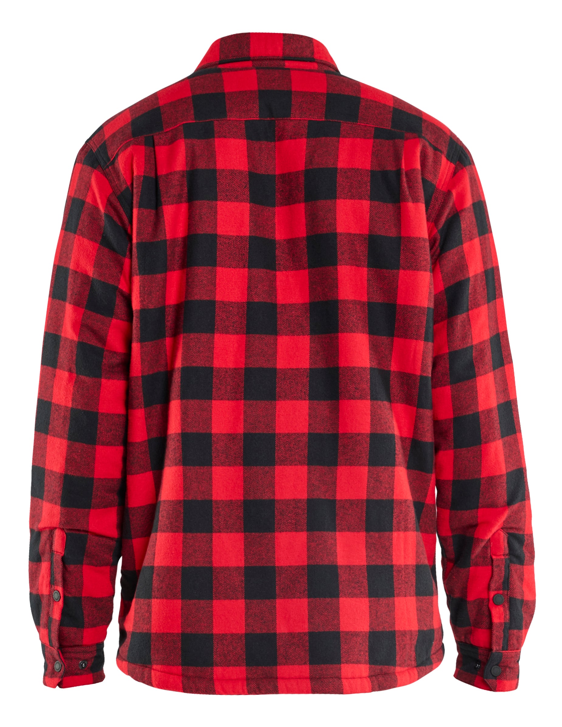 Blåkläder 4704 Flannelskjorte med Fiberpelsforing nærbillede med logo