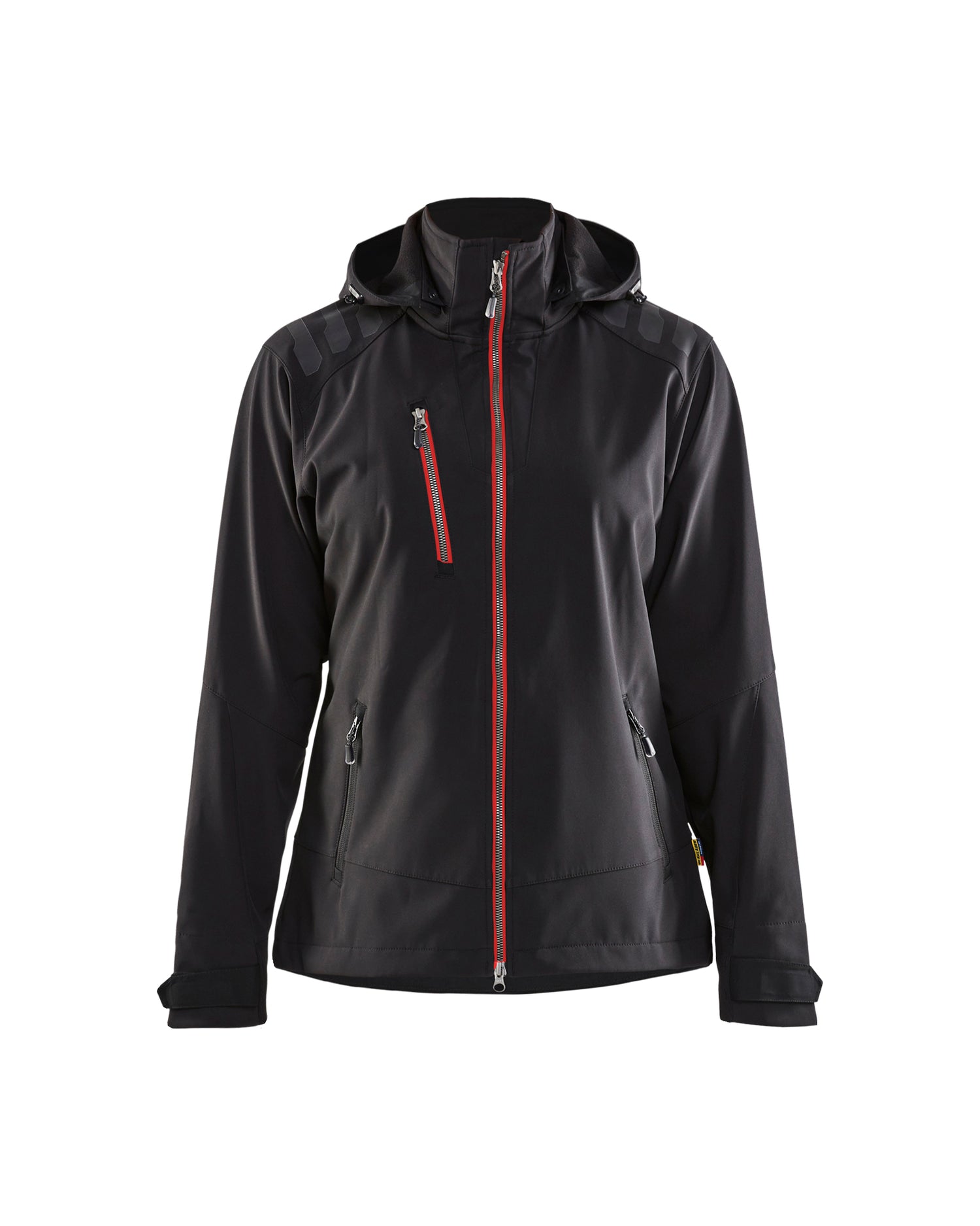 Blåkläder 4719 Dame Softshell Jakke, Sort/Rød